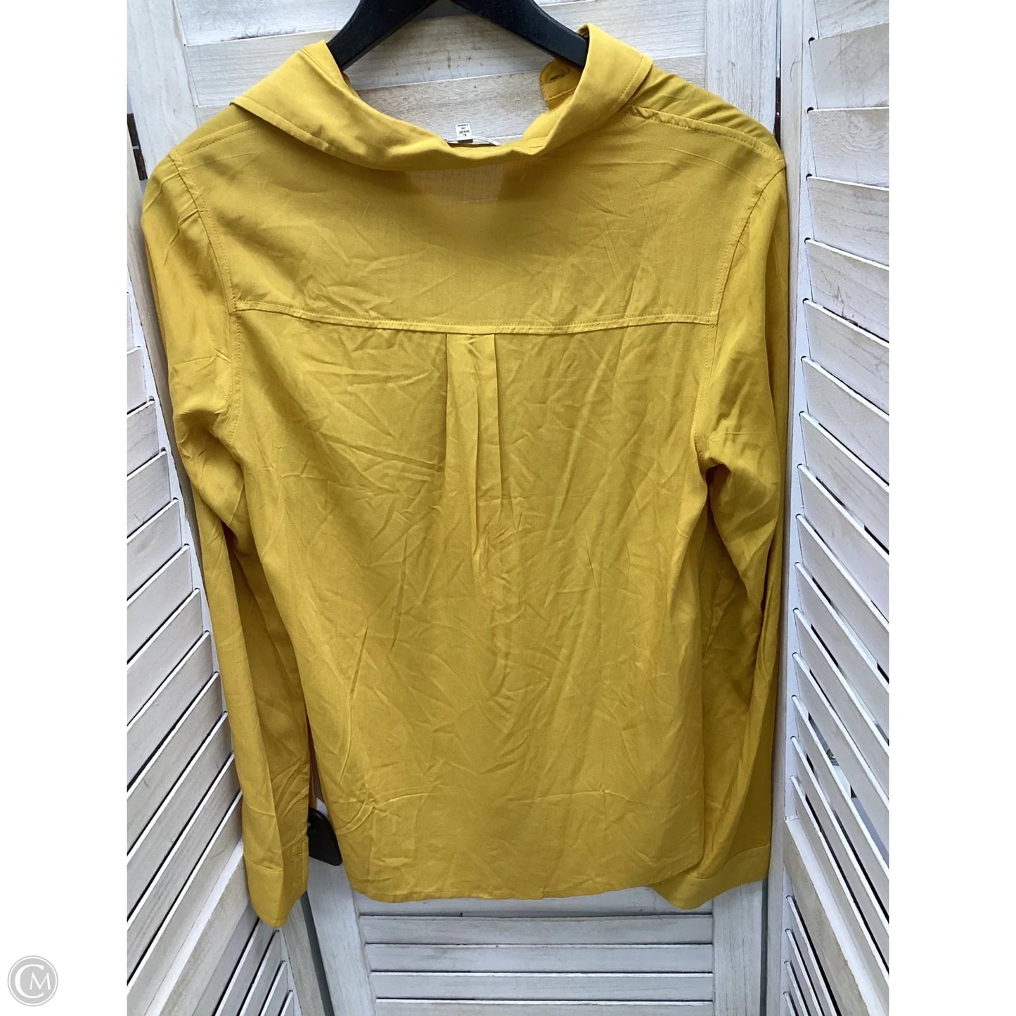 Top Long Sleeve By Fashion Nova In Yellow, Size: L