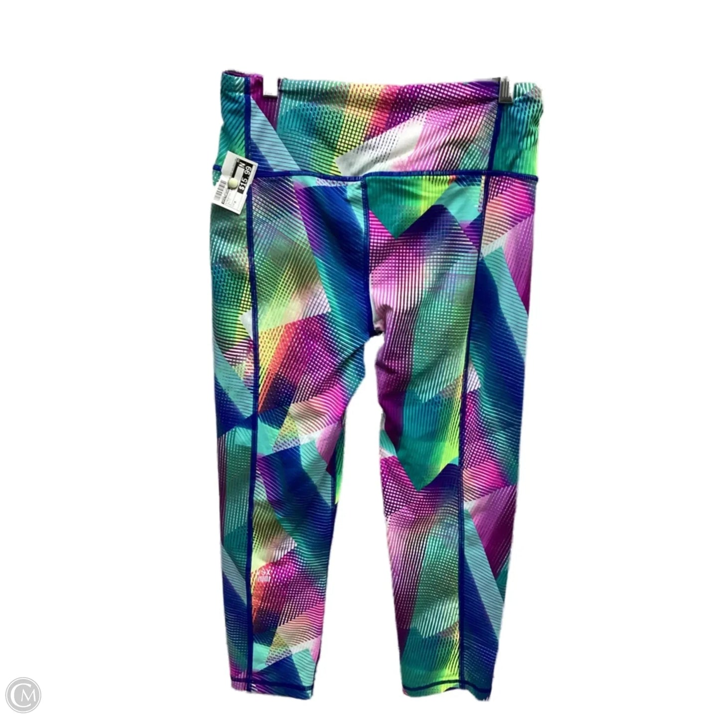Athletic Leggings By Victorias Secret In Multi-colored, Size: M