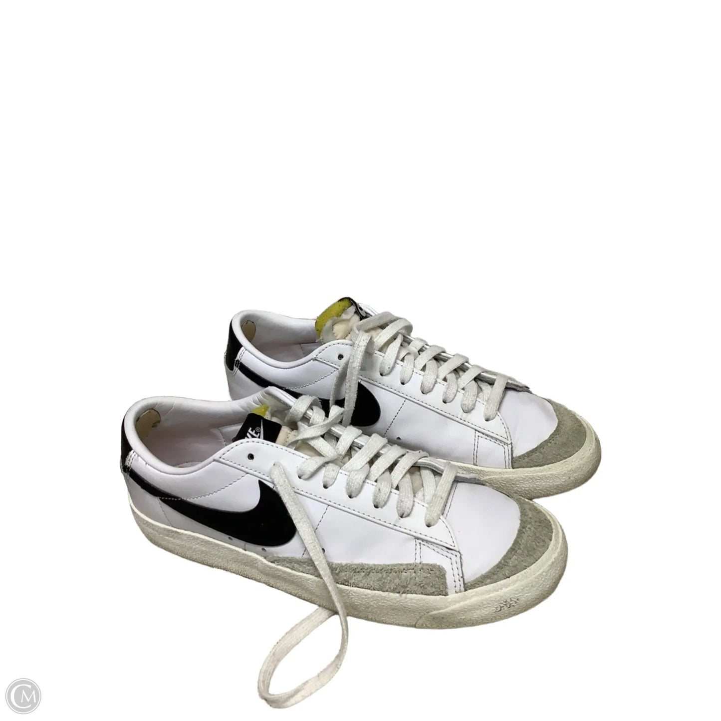 Shoes Flats By Nike In Black & Grey, Size: 9