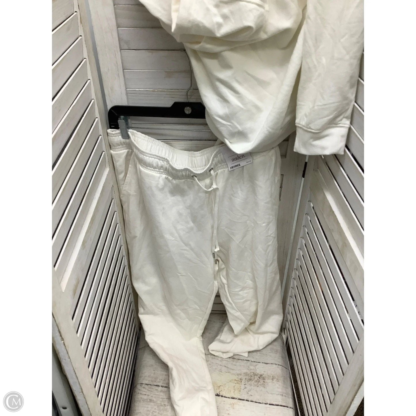 Athletic Pants 2pc By Auden In White, Size: Xl