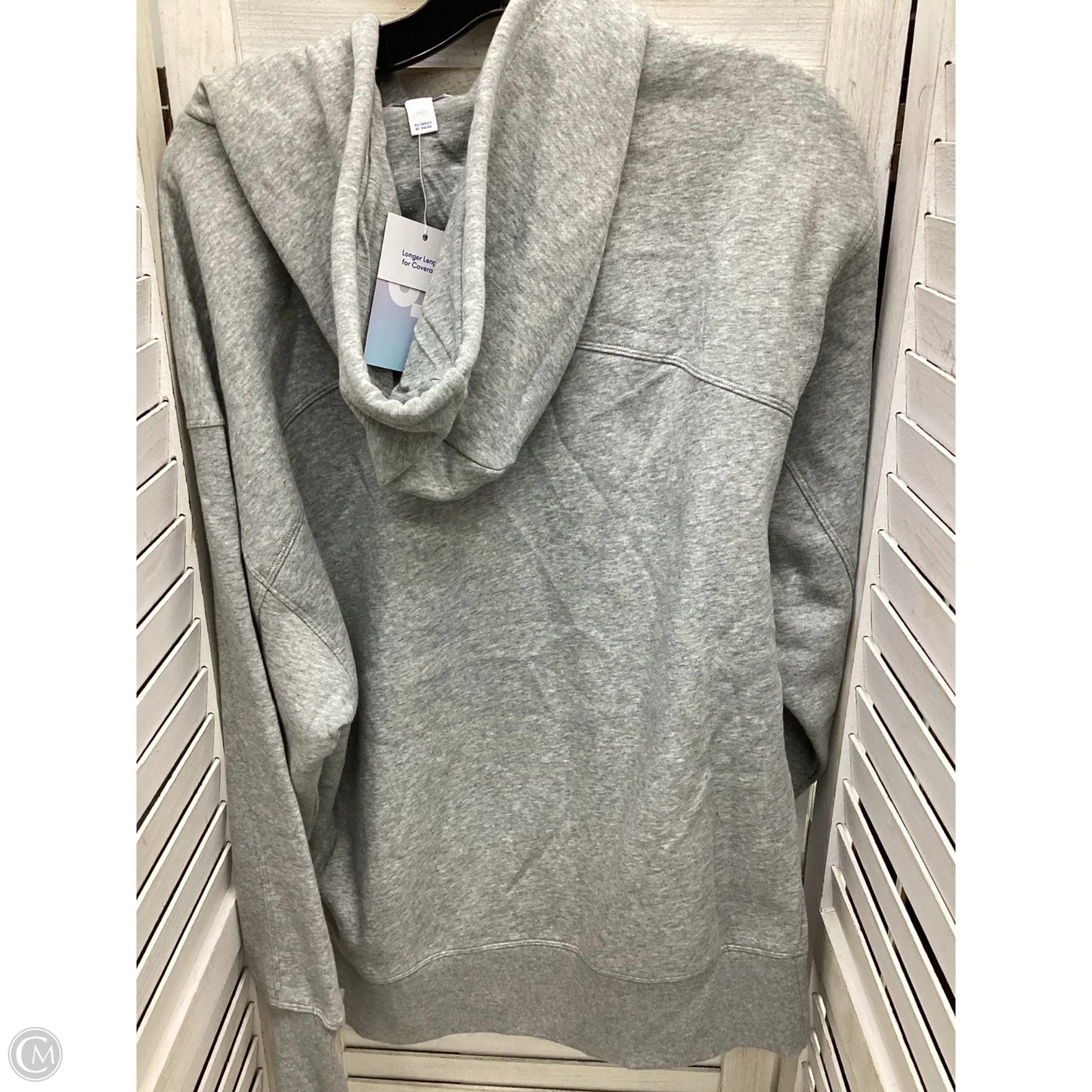 Sweatshirt Hoodie By Joy Lab In Grey, Size: S