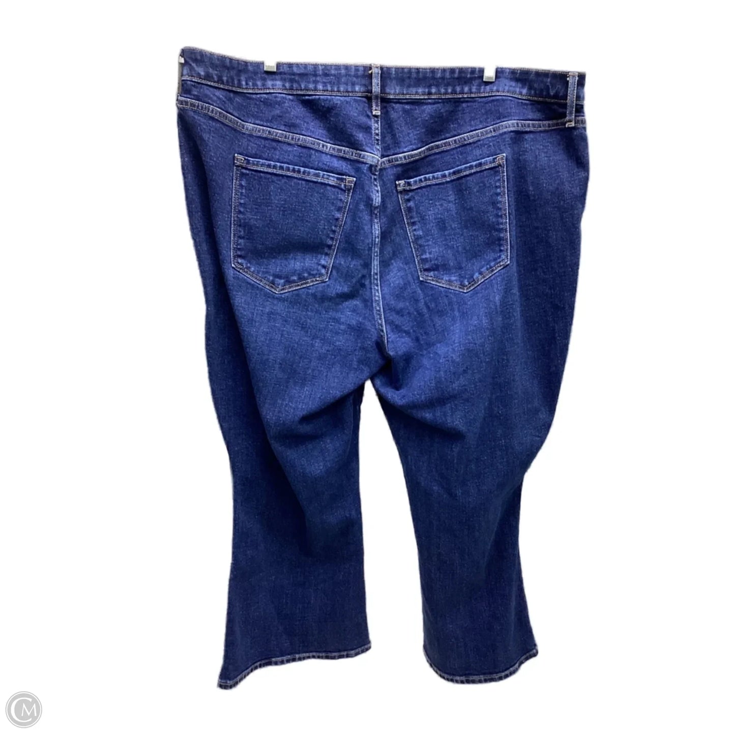 Jeans Flared By Old Navy In Blue Denim, Size: 22