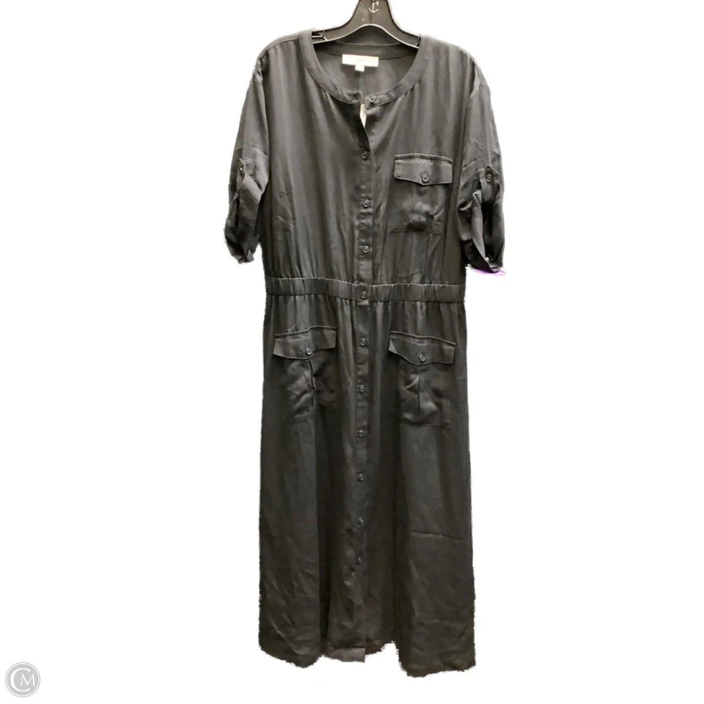Dress Casual Maxi By Loft In Black, Size: 16