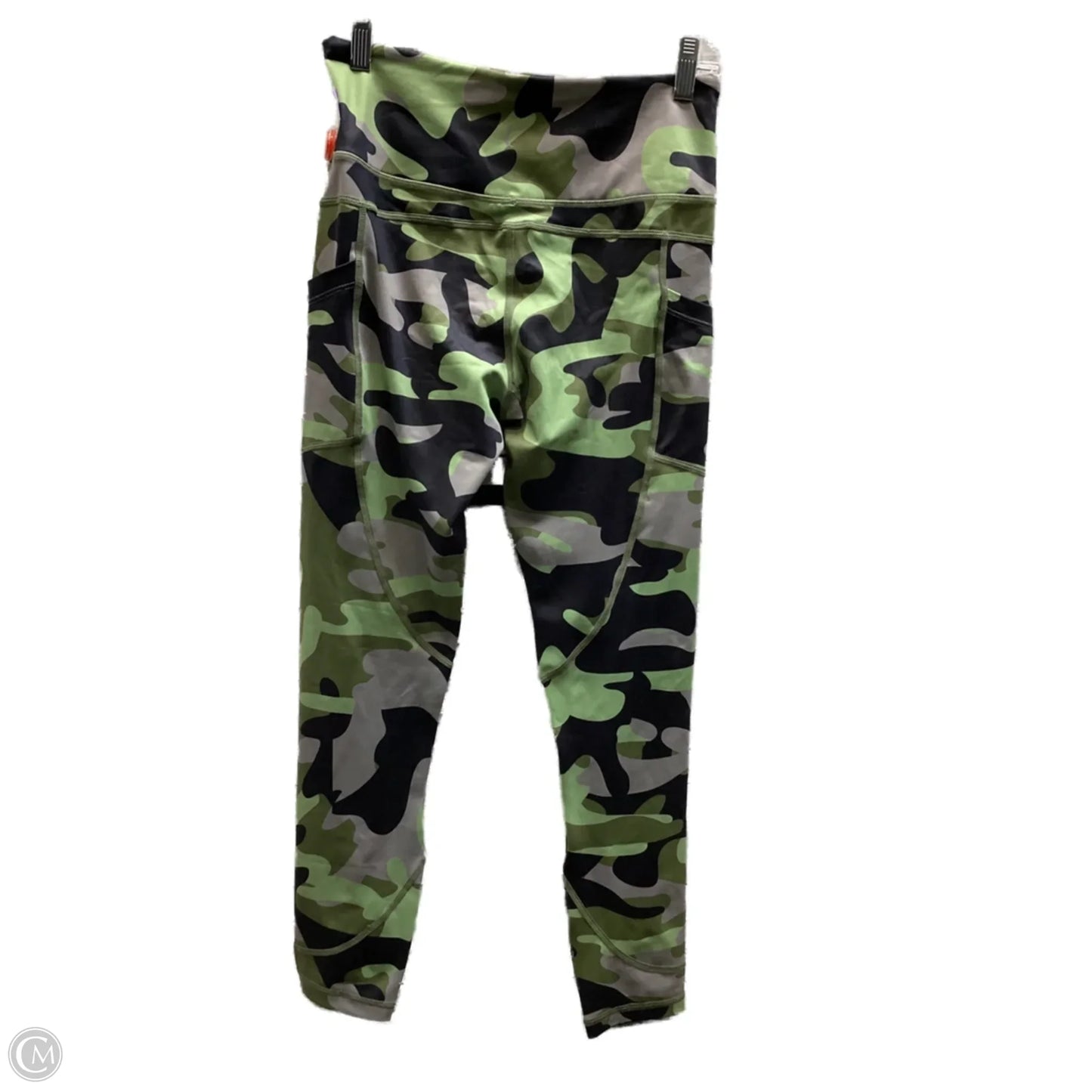 Athletic Leggings By Zyia In Camouflage Print, Size: 6