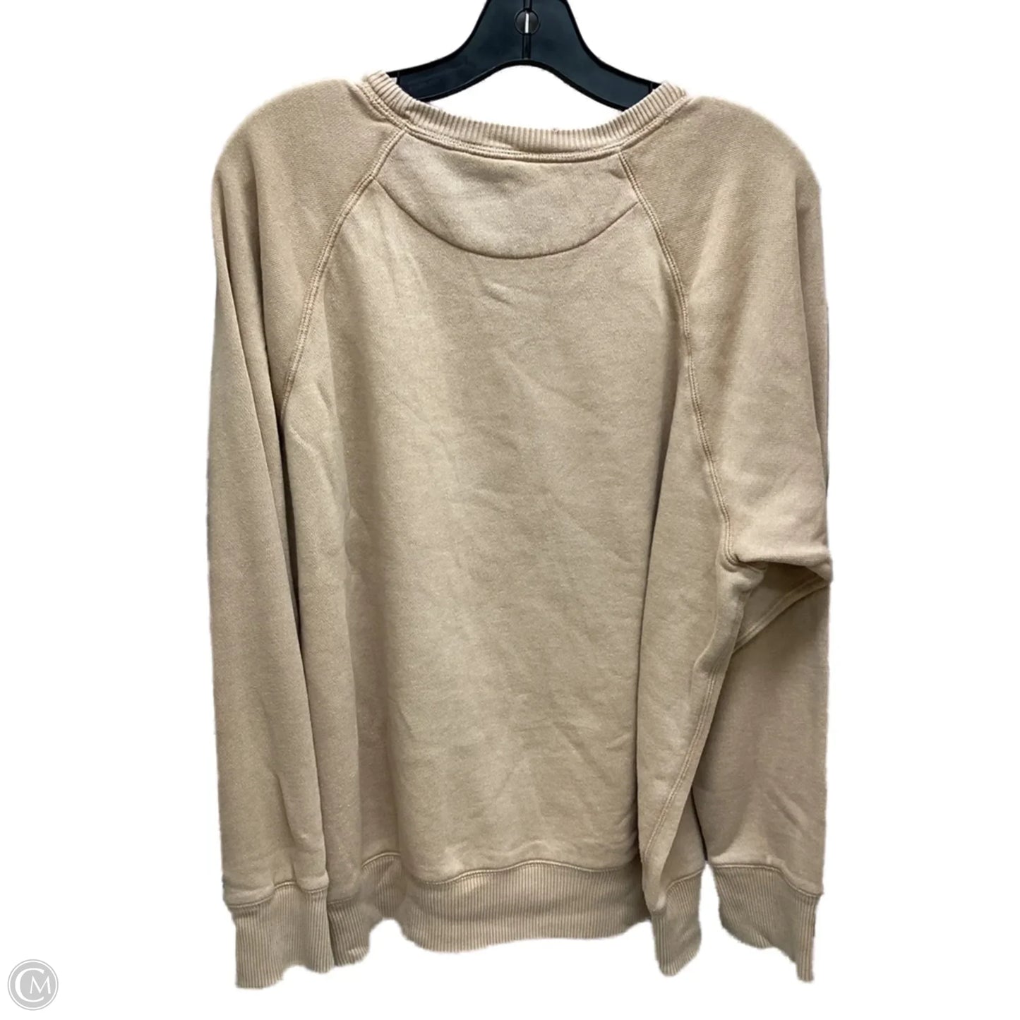 Sweatshirt Collar By Aerie In Tan, Size: M