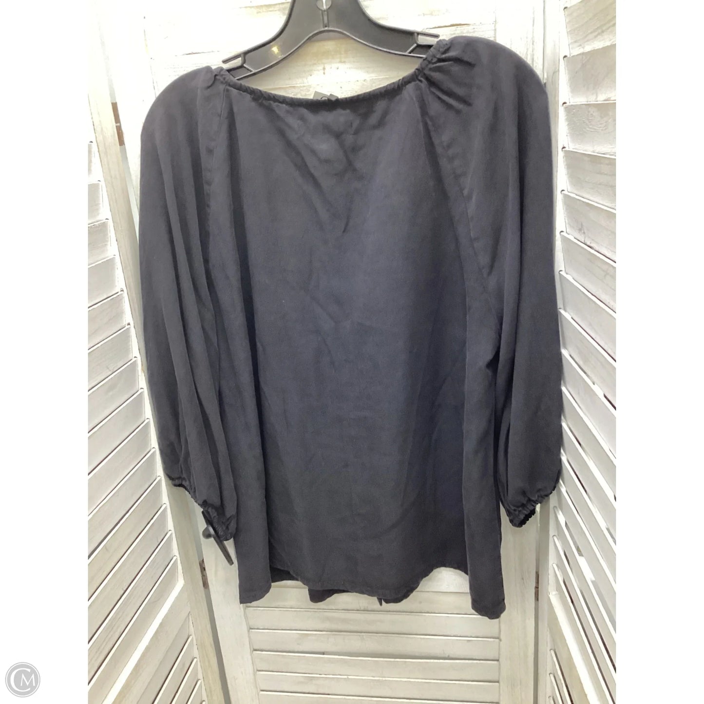 Top Long Sleeve By Sanctuary In Black, Size: L