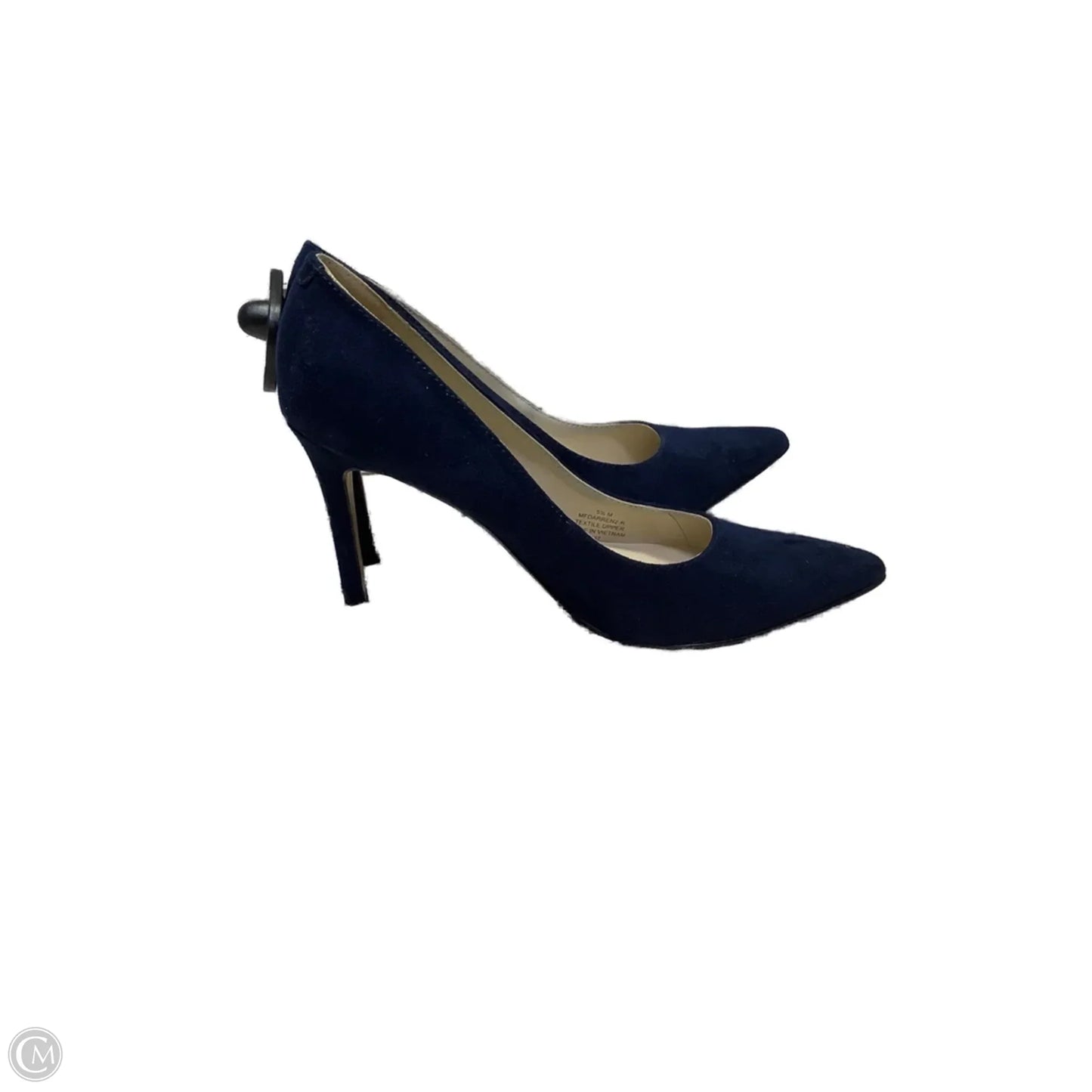 Shoes Heels Kitten By Marc Fisher In Navy, Size: 5.5
