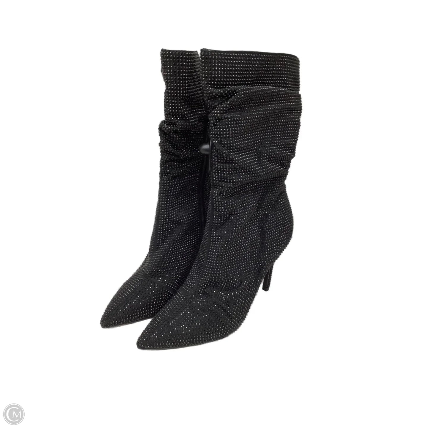 Boots Mid-calf Heels By Thalia Sodi In Black, Size: 9