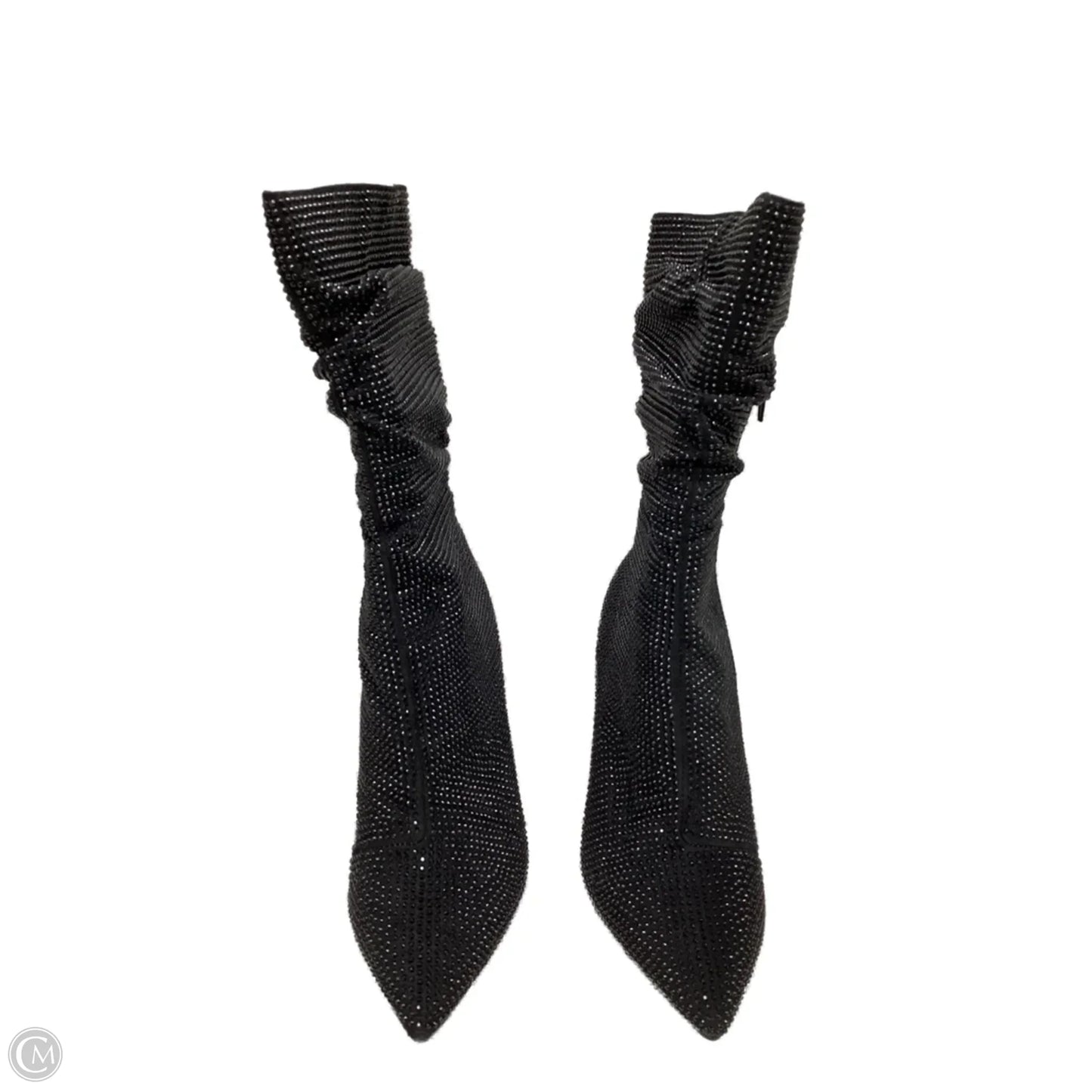 Boots Mid-calf Heels By Thalia Sodi In Black, Size: 9