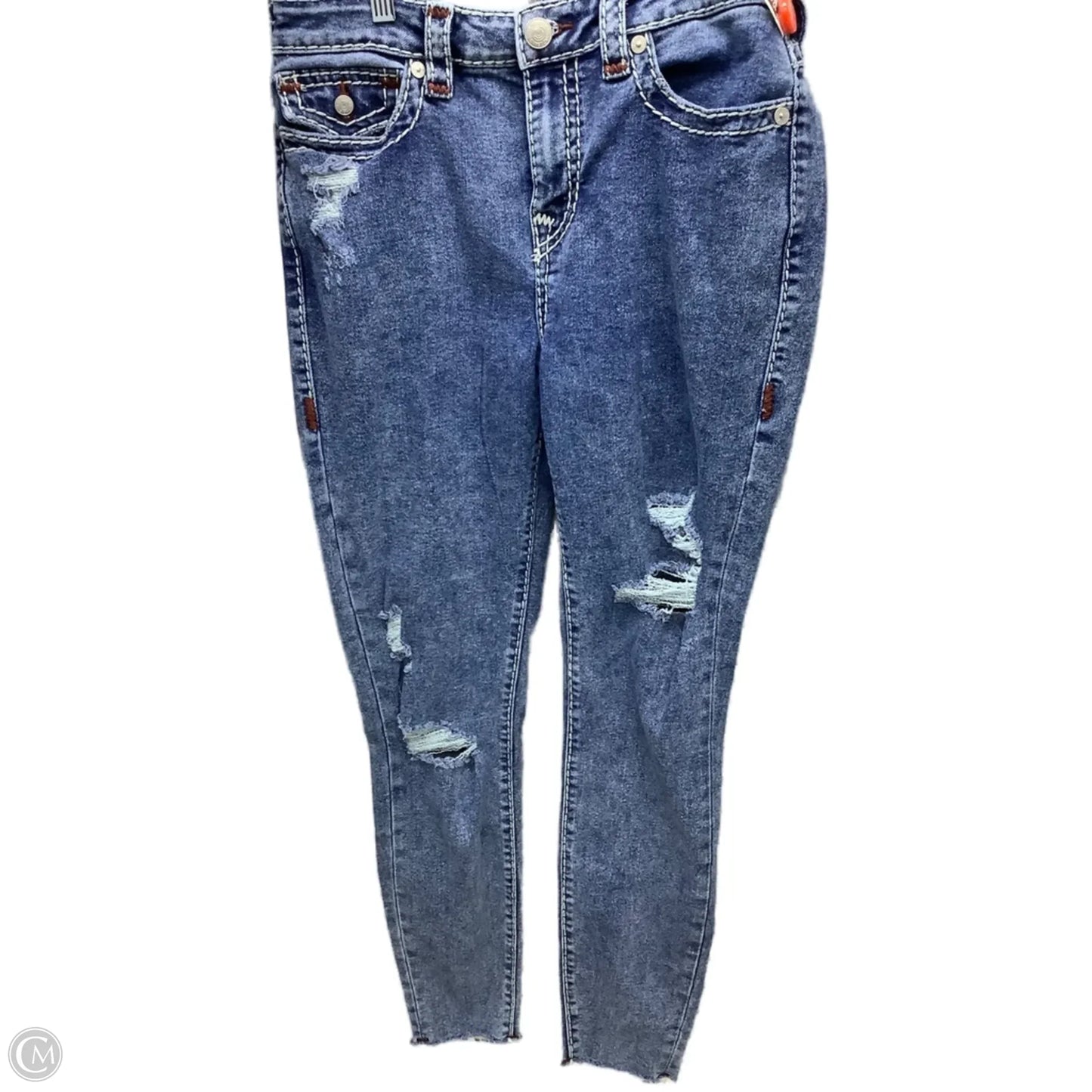 Jeans Boyfriend By True Religion In Blue Denim, Size: 4