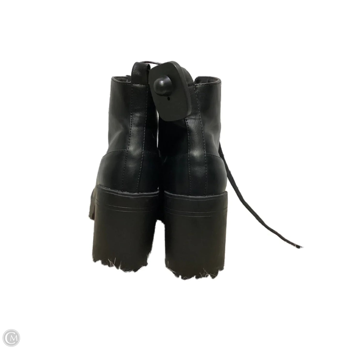 Boots Ankle Heels By Forever 21 In Black, Size: 7.5