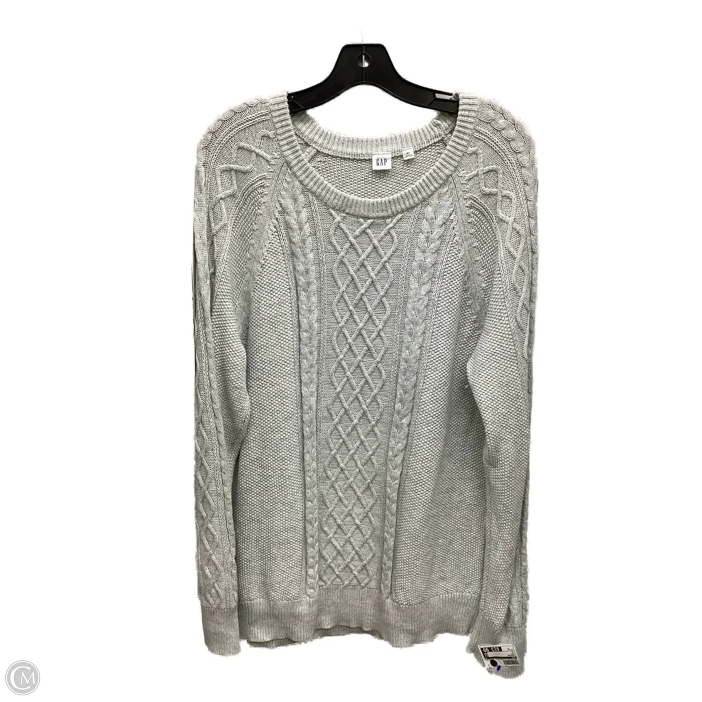 Sweater By Gap In Grey, Size: Xl
