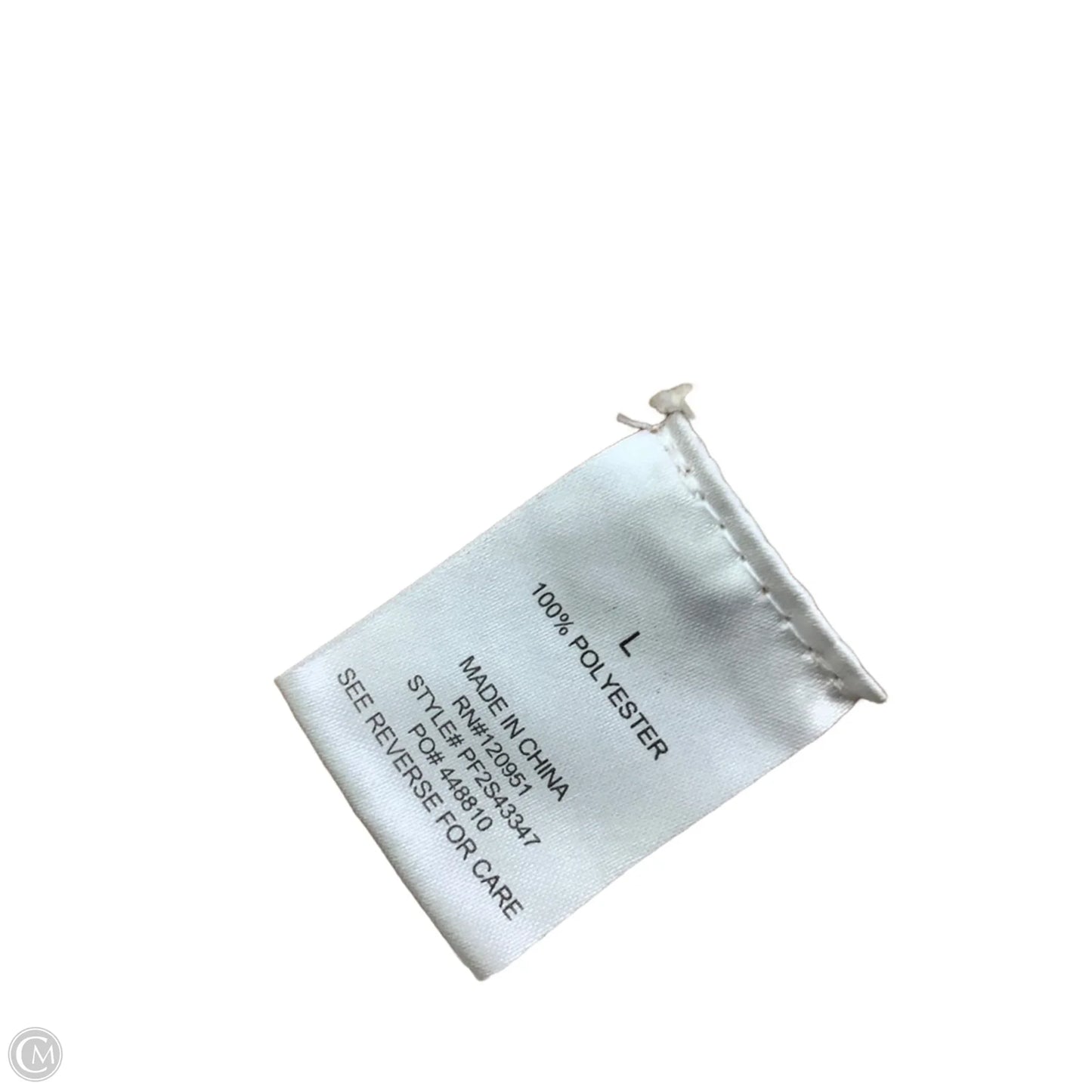 Cardigan By Pink Rose In Brown & White, Size: L