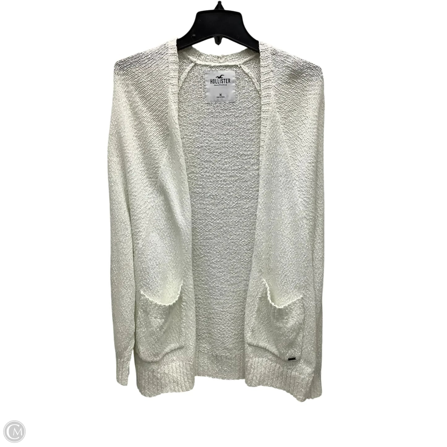 Cardigan By Hollister In White, Size: M