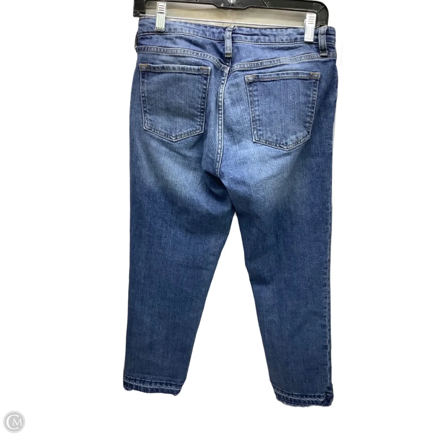 Jeans Straight By Gap In Blue Denim, Size: 4