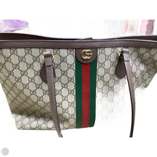 Tote Luxury Designer By Gucci, Size: Large
