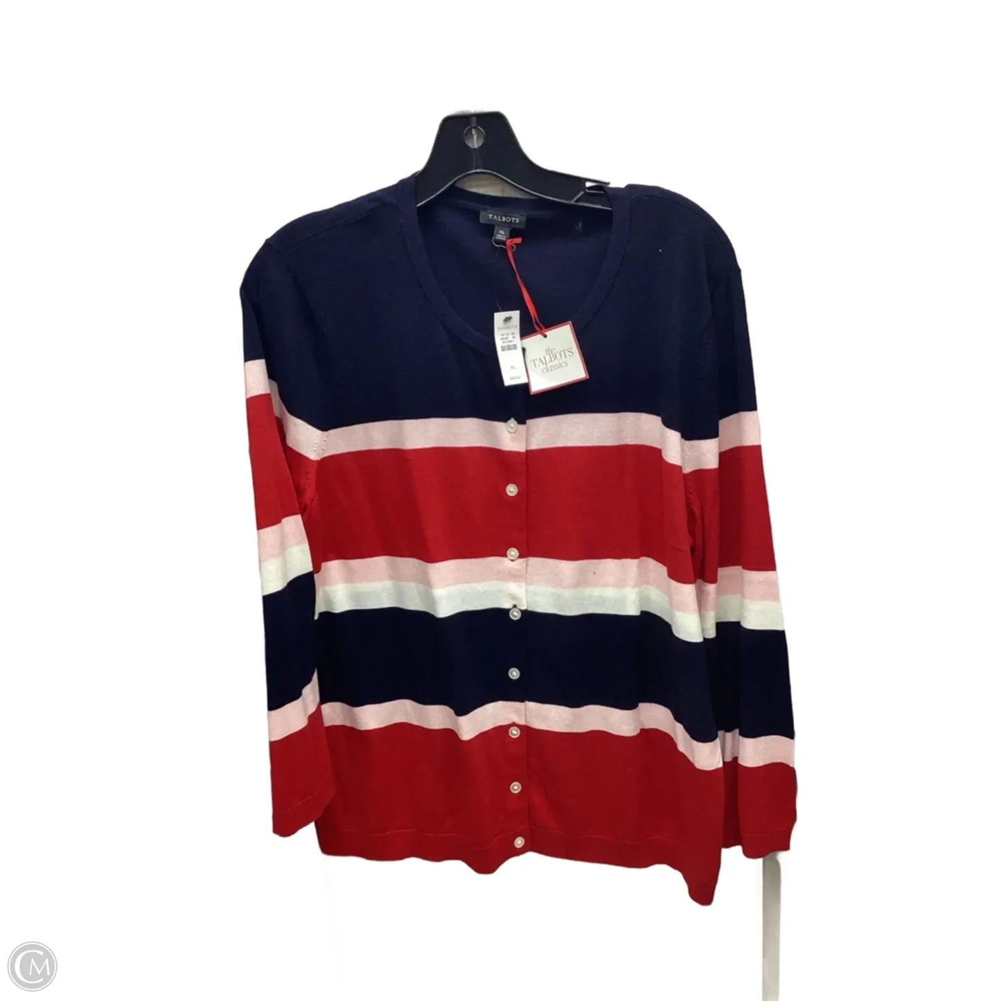 Cardigan By Talbots In Multi-colored, Size: Xl