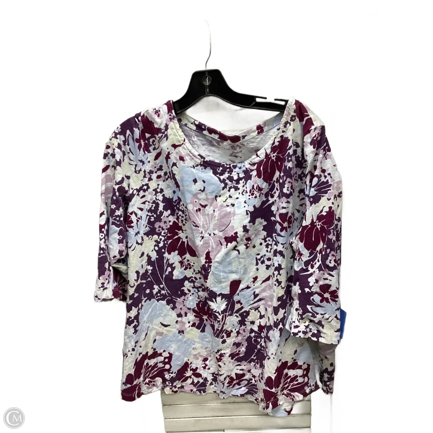 Top Long Sleeve By Lands End In Multi-colored, Size: 2x