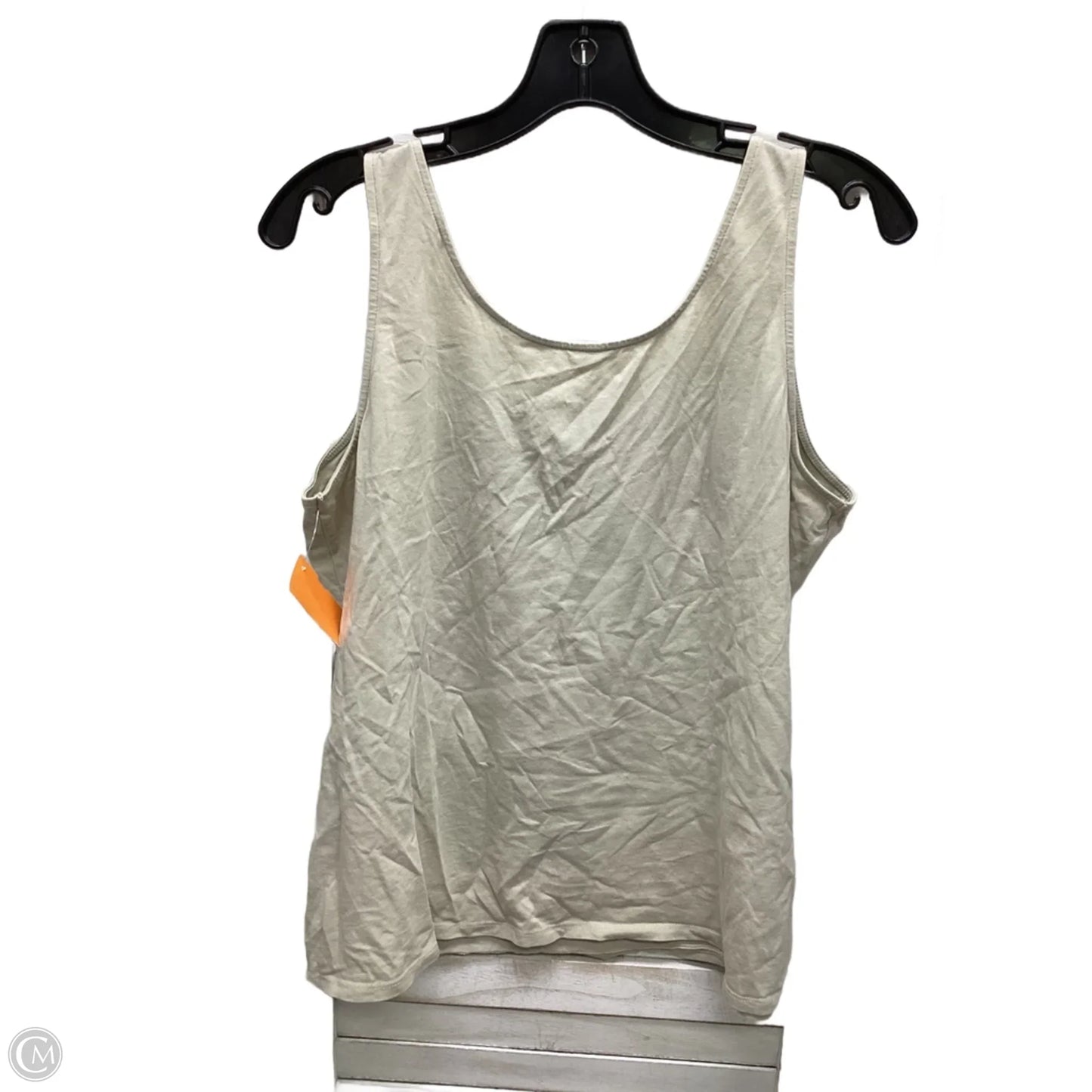 Top Sleeveless By Kim Rogers In Beige, Size: L
