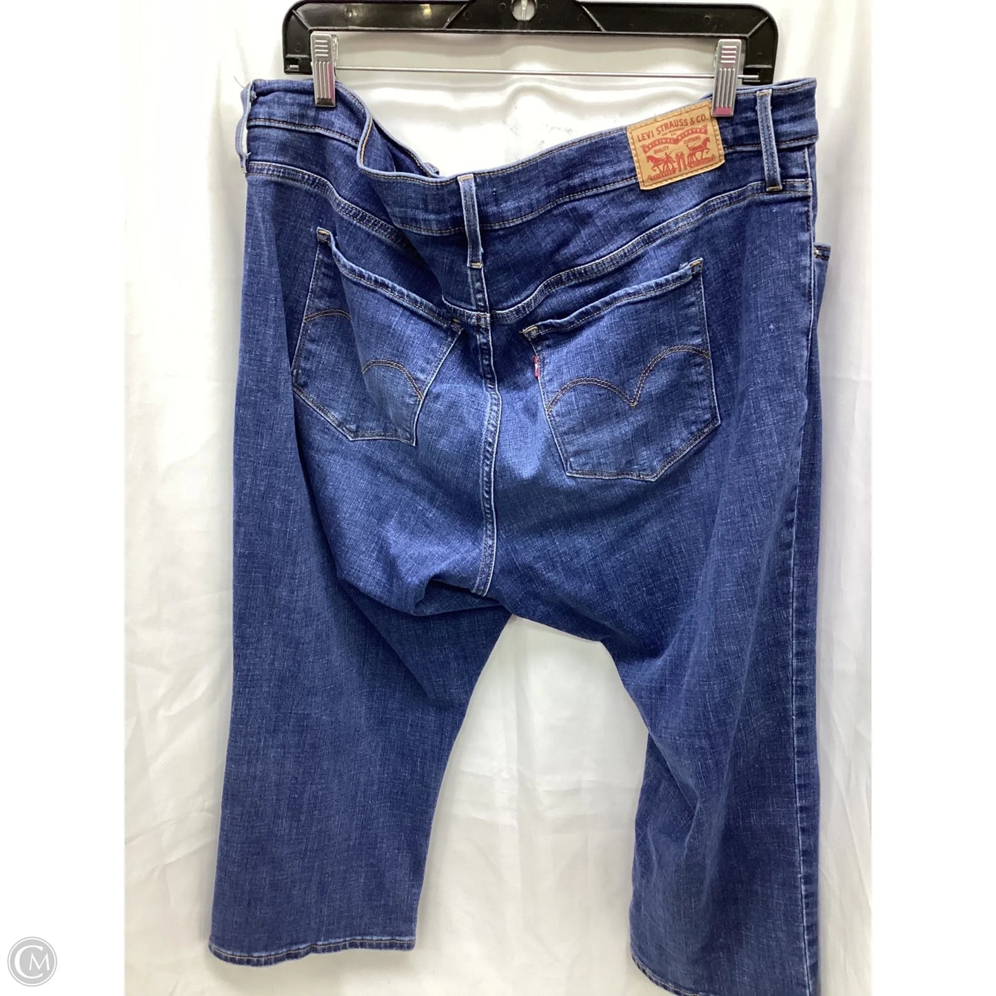 Capris By Levis In Blue Denim, Size: 18