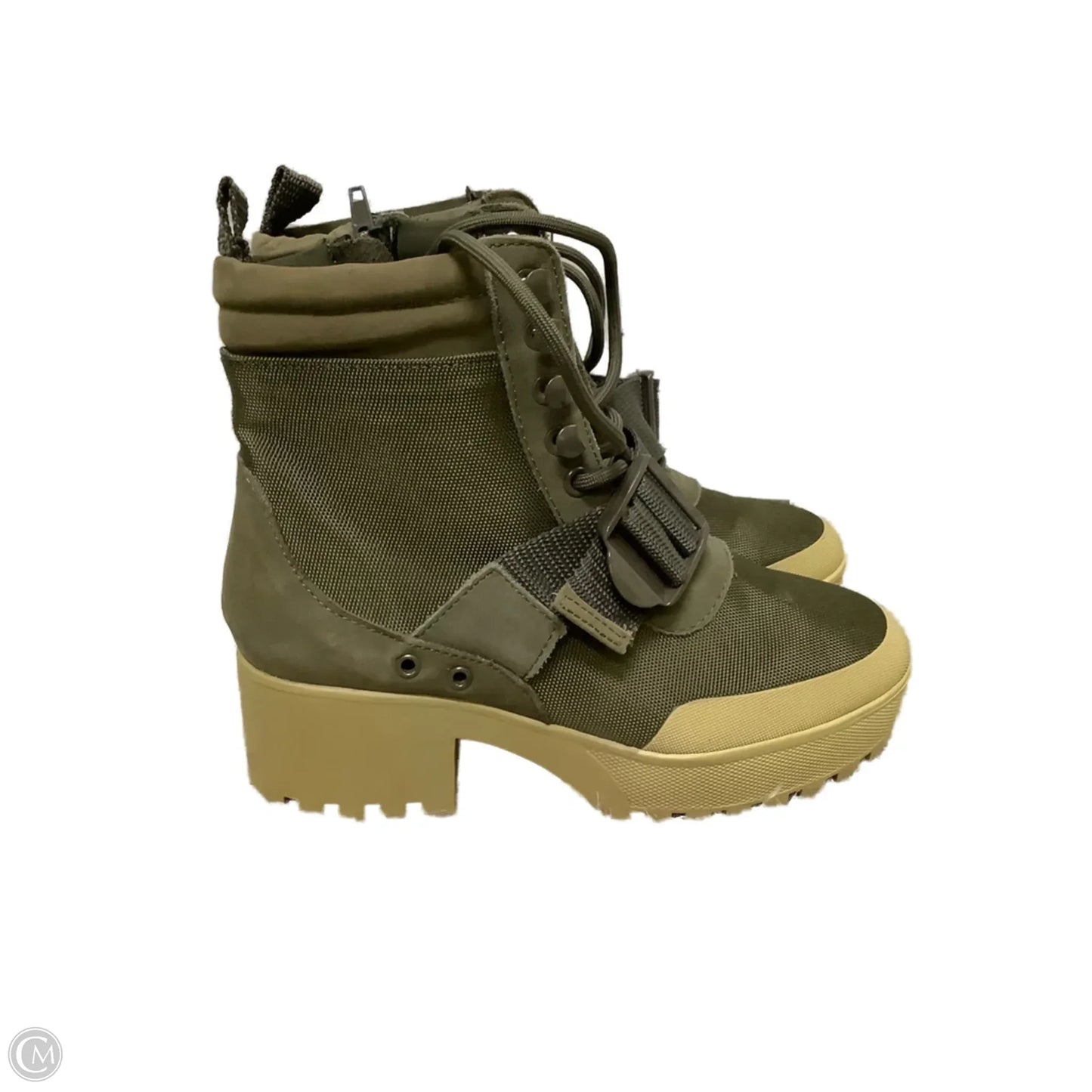 Boots Combat By Steve Madden In Green, Size: 6