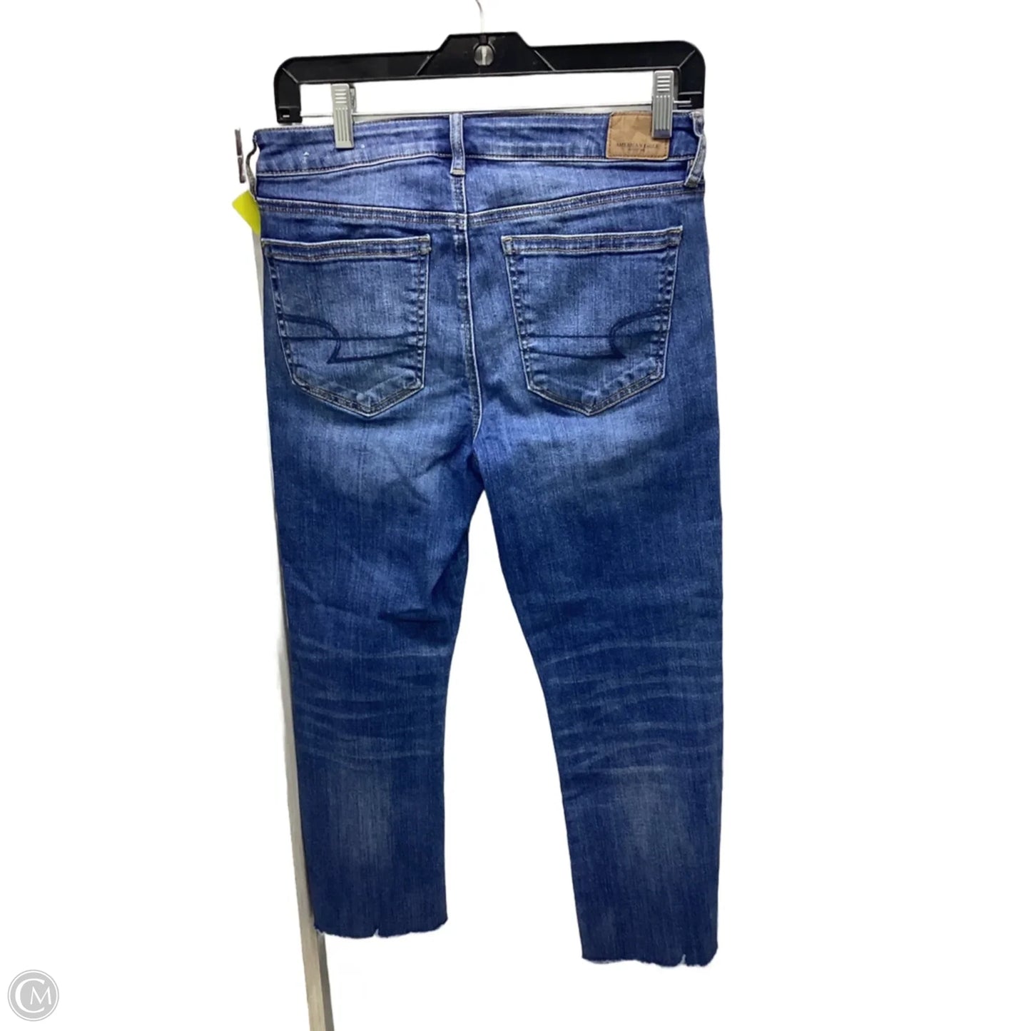 Jeans Boyfriend By American Eagle In Blue Denim, Size: 8