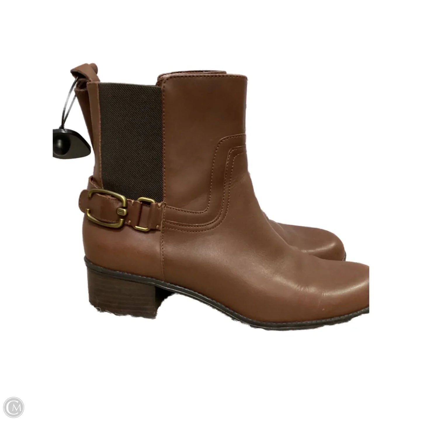 Boots Ankle Heels By Bandolino In Brown, Size: 8.5