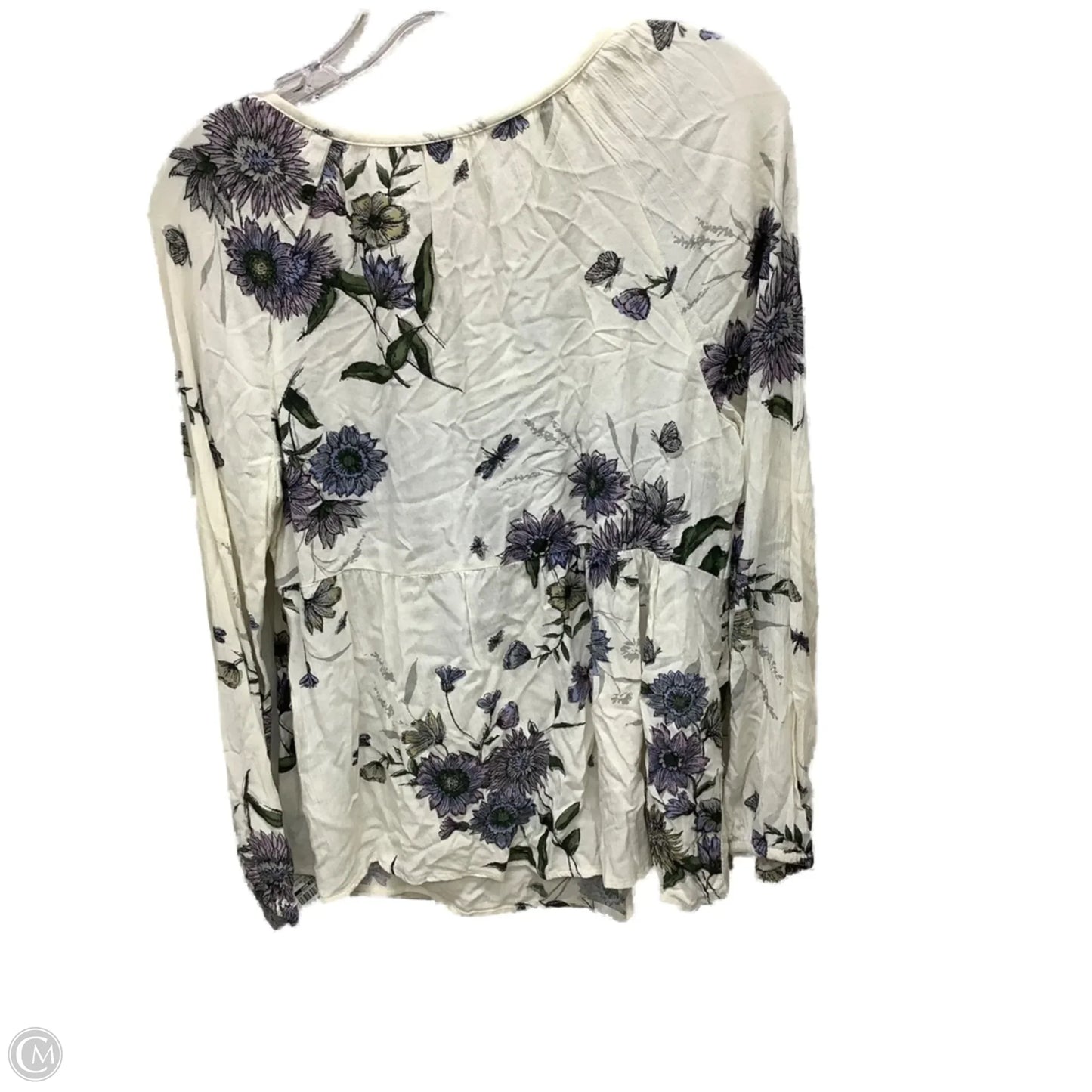 Top Long Sleeve By Old Navy In Floral Print, Size: S