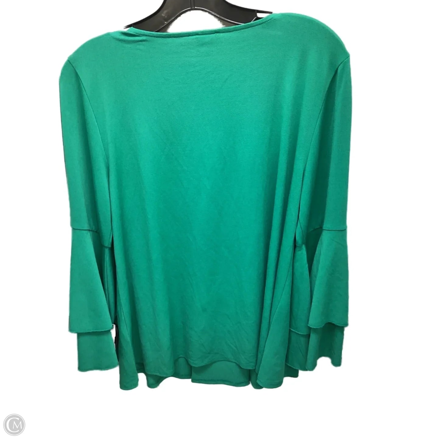 Top Long Sleeve By Cupio In Green, Size: M