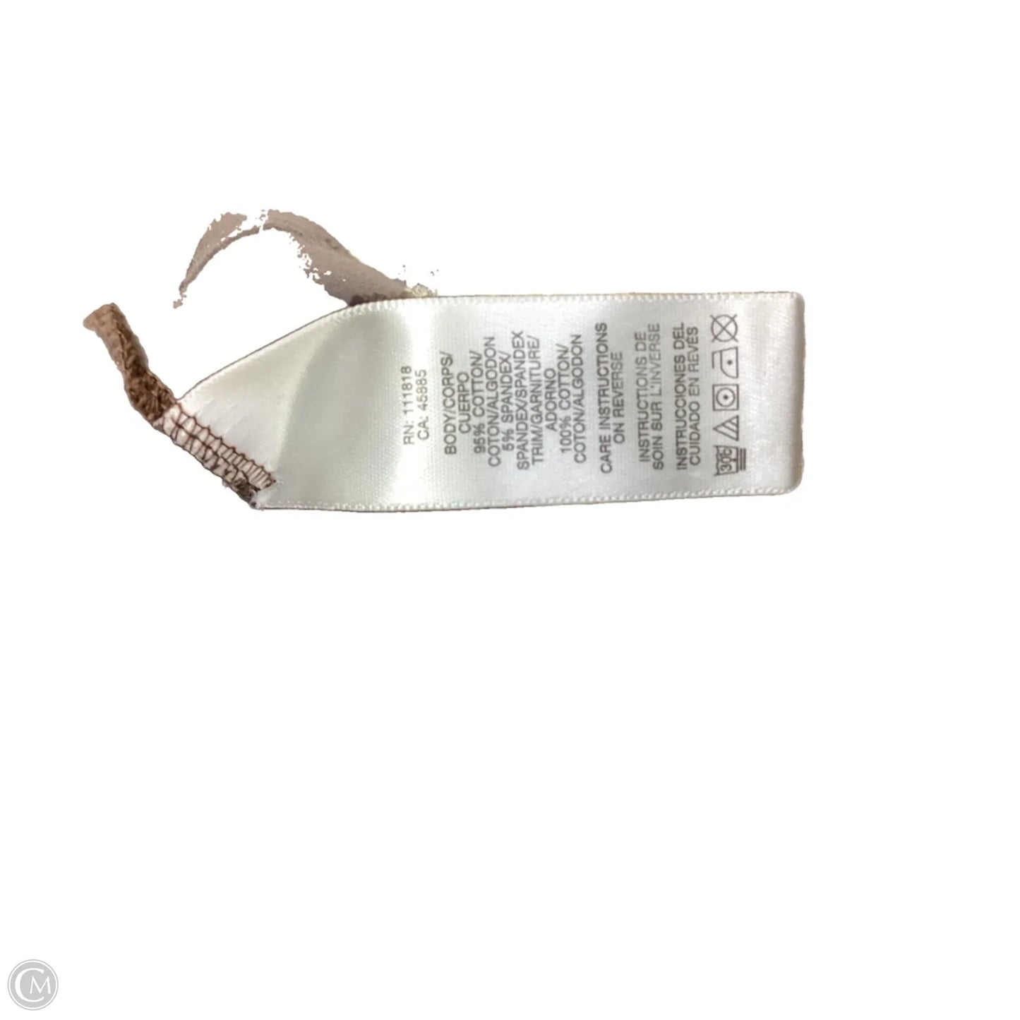 Top Long Sleeve By Michael By Michael Kors In Brown, Size: M