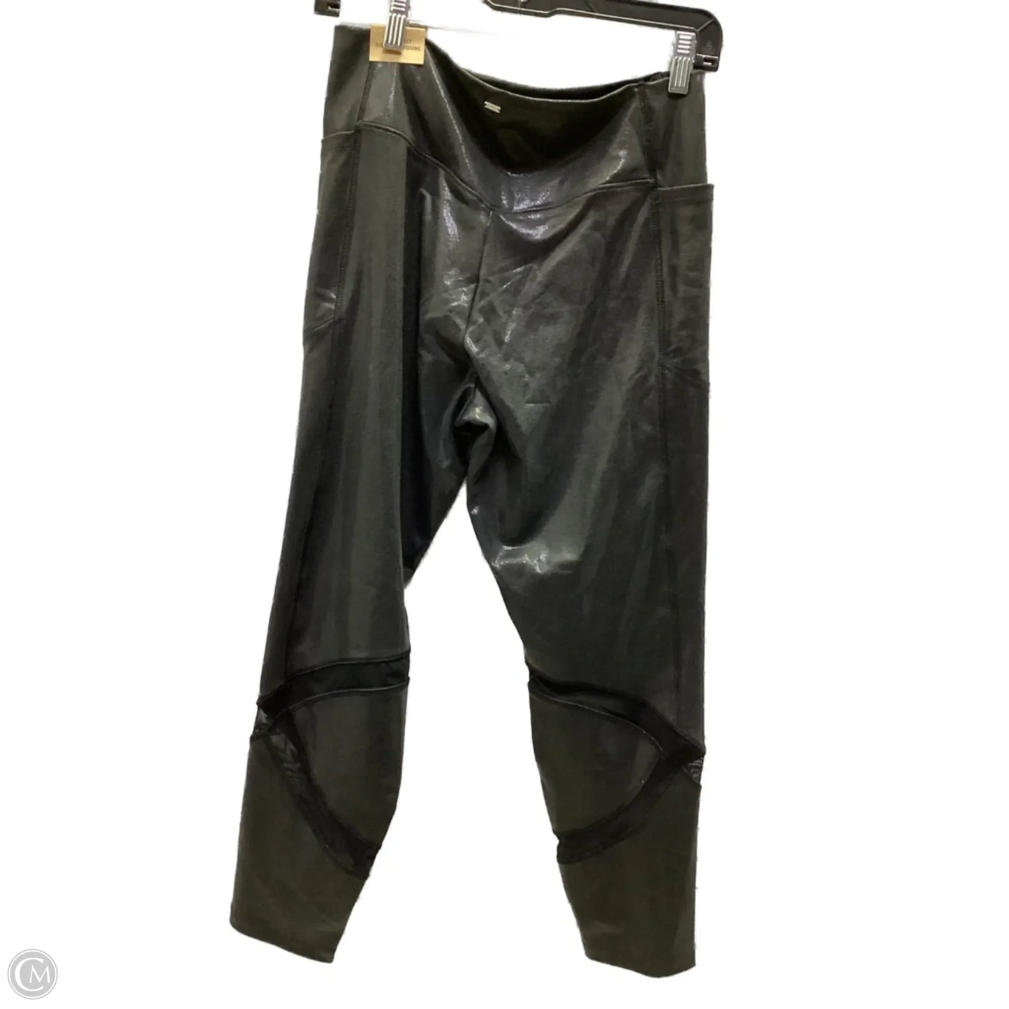 Athletic Leggings By Pink In Grey, Size: L