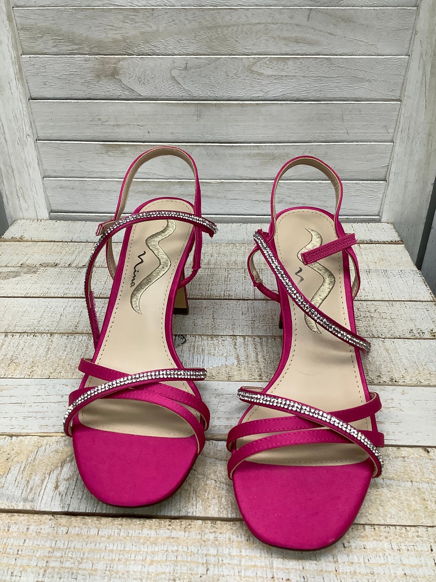 Sandals Heels Stiletto By Nina Size: 6.5