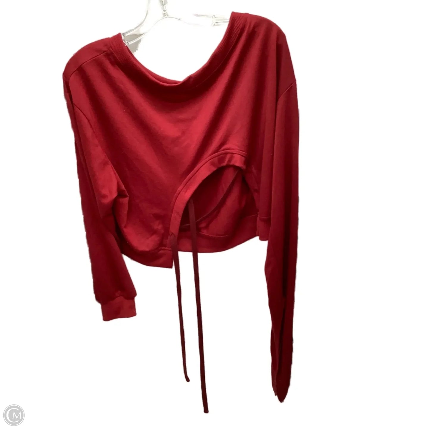 Top Long Sleeve Basic By Clothes Mentor In Red, Size: 2x