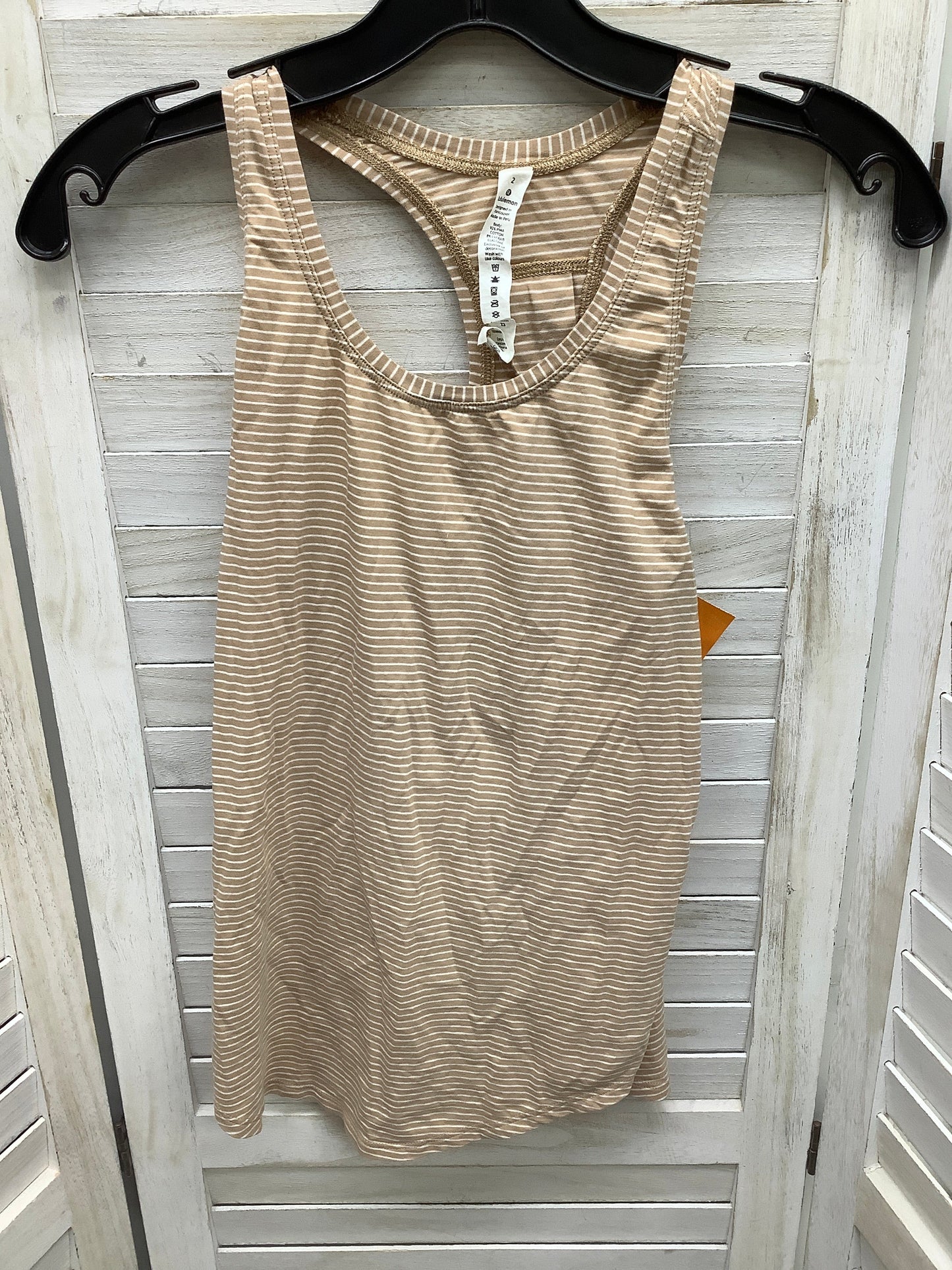 Athletic Tank Top By Lululemon Size: 2