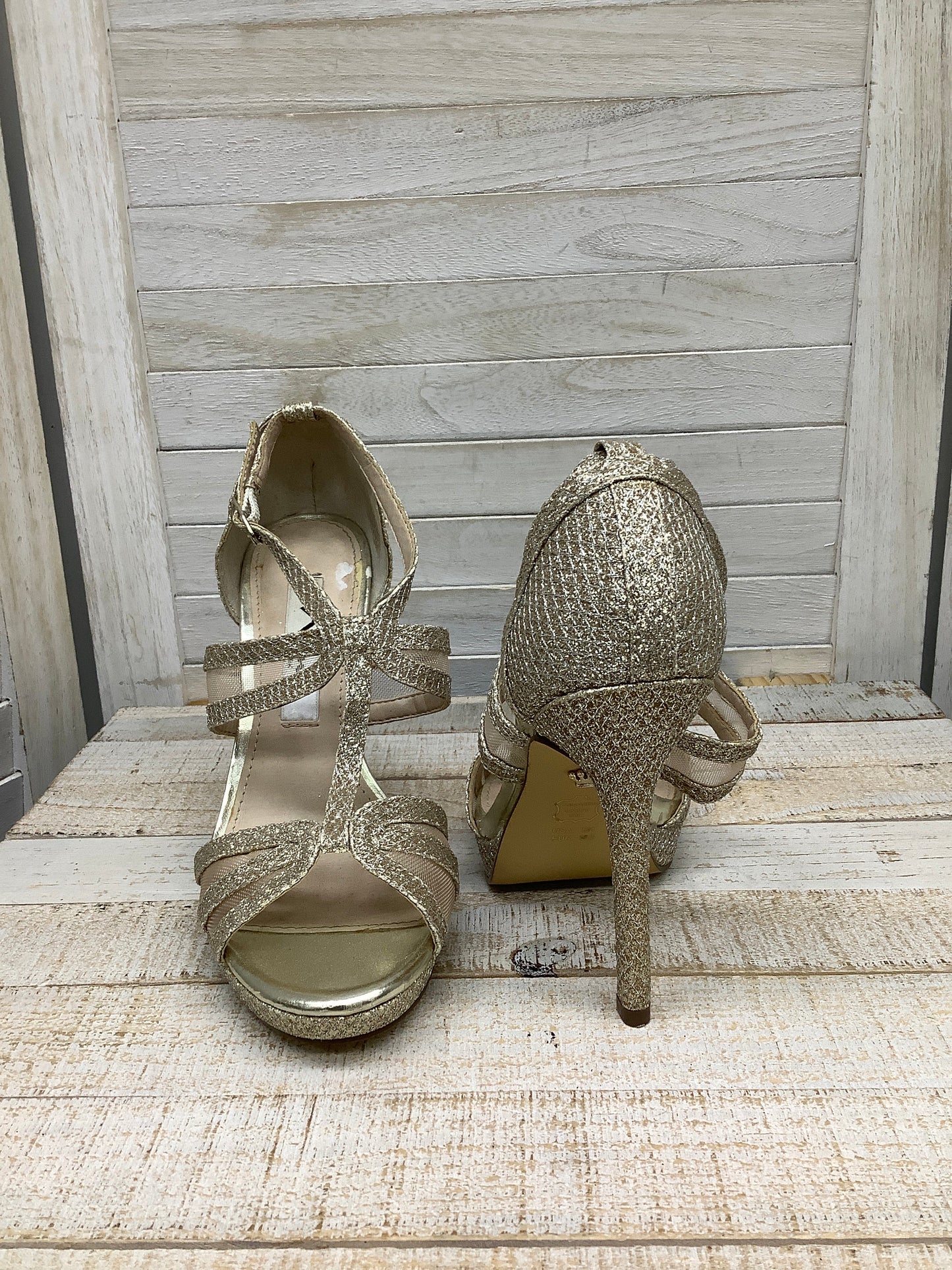 Sandals Heels Stiletto By Nina Size: 5