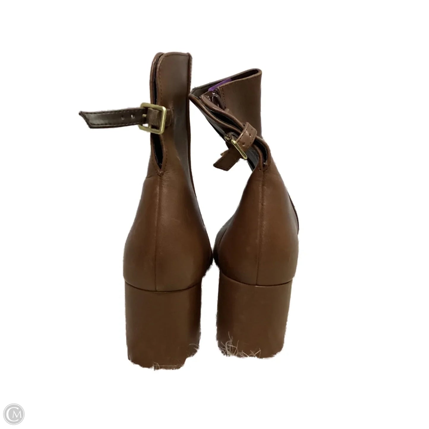 Boots Ankle Heels By Cole-haan In Brown, Size: 11