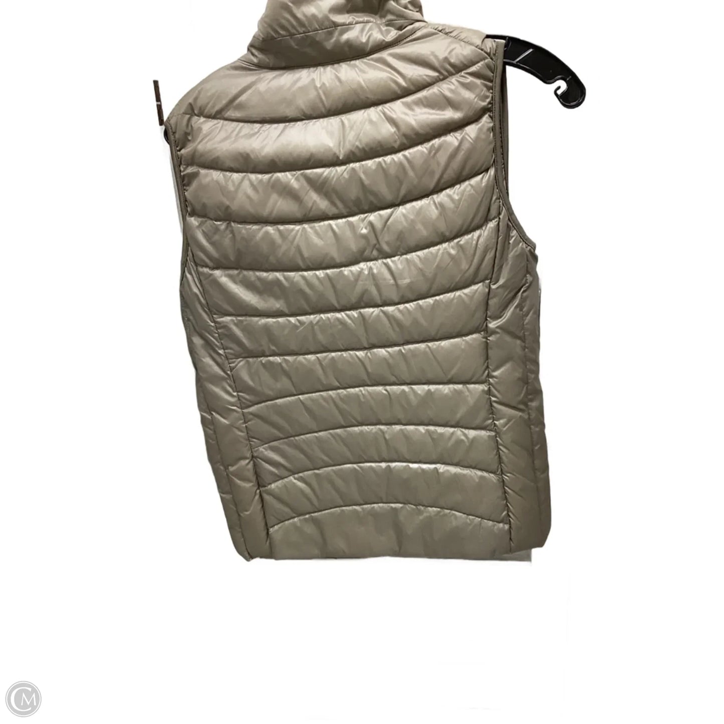 Vest Puffer & Quilted By Clothes Mentor In Taupe, Size: M