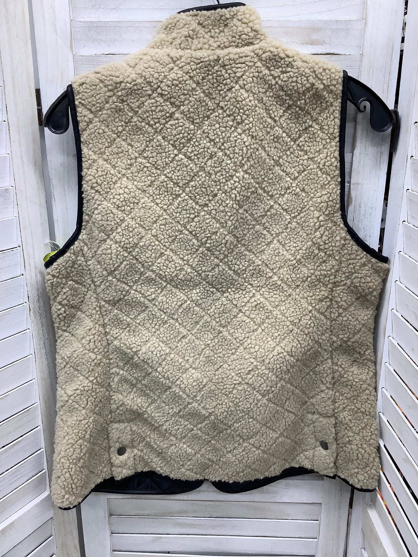 Vest Faux Fur & Sherpa By Talbots Size: S