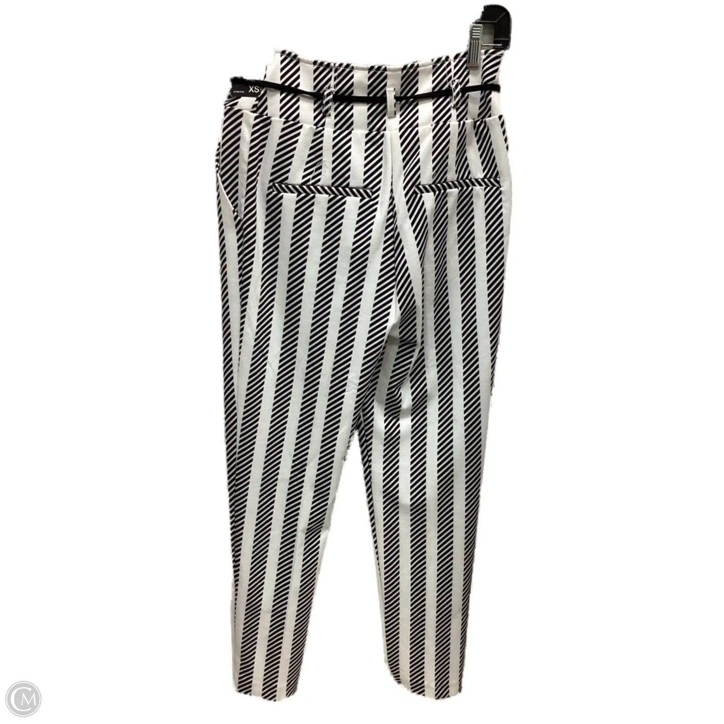 Pants Cropped By New York And Co In Black & White, Size: Xs