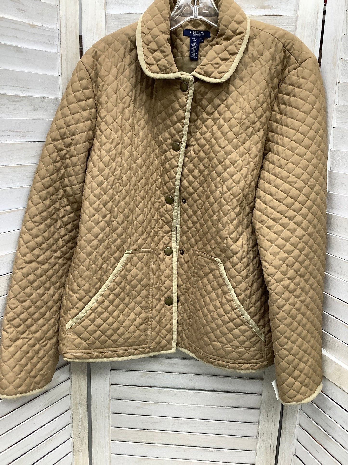 Jacket Puffer & Quilted By Chaps Size: Xl