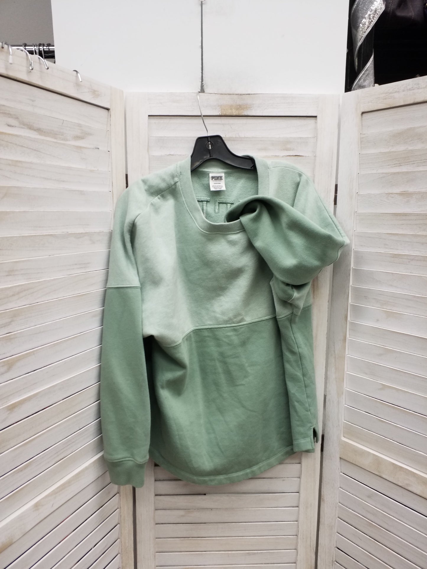 Sweatshirt Crewneck By Pink Size: L