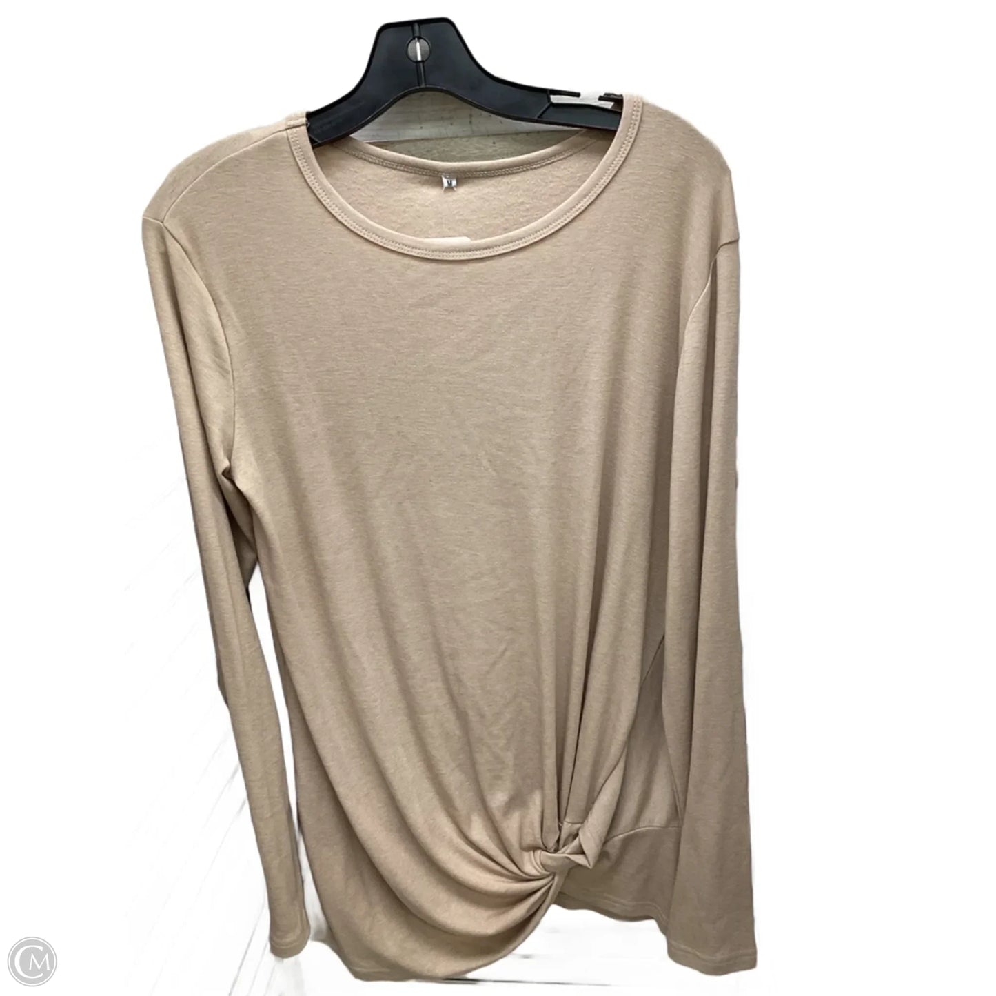 Dress Casual Midi By Clothes Mentor In Tan, Size: M