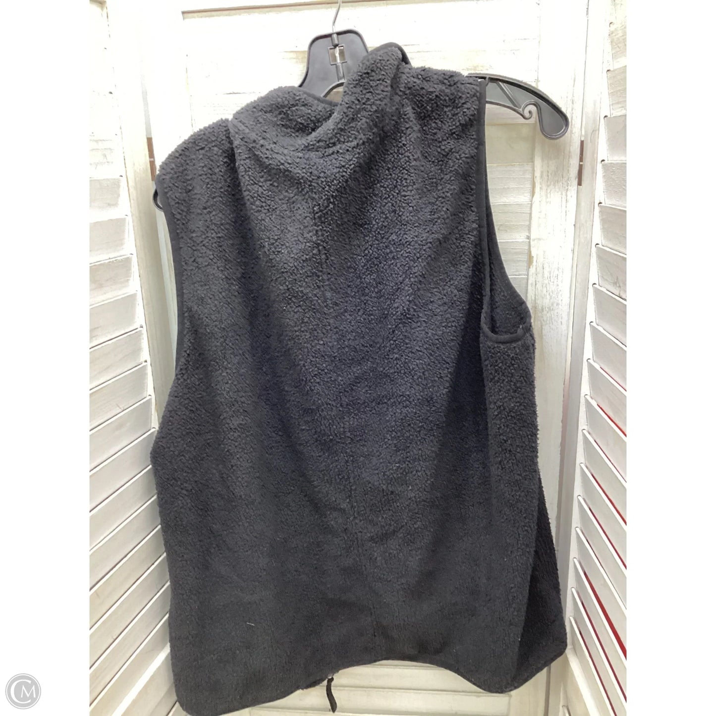 Vest Faux Fur & Sherpa By St Johns Bay In Black, Size: Xl