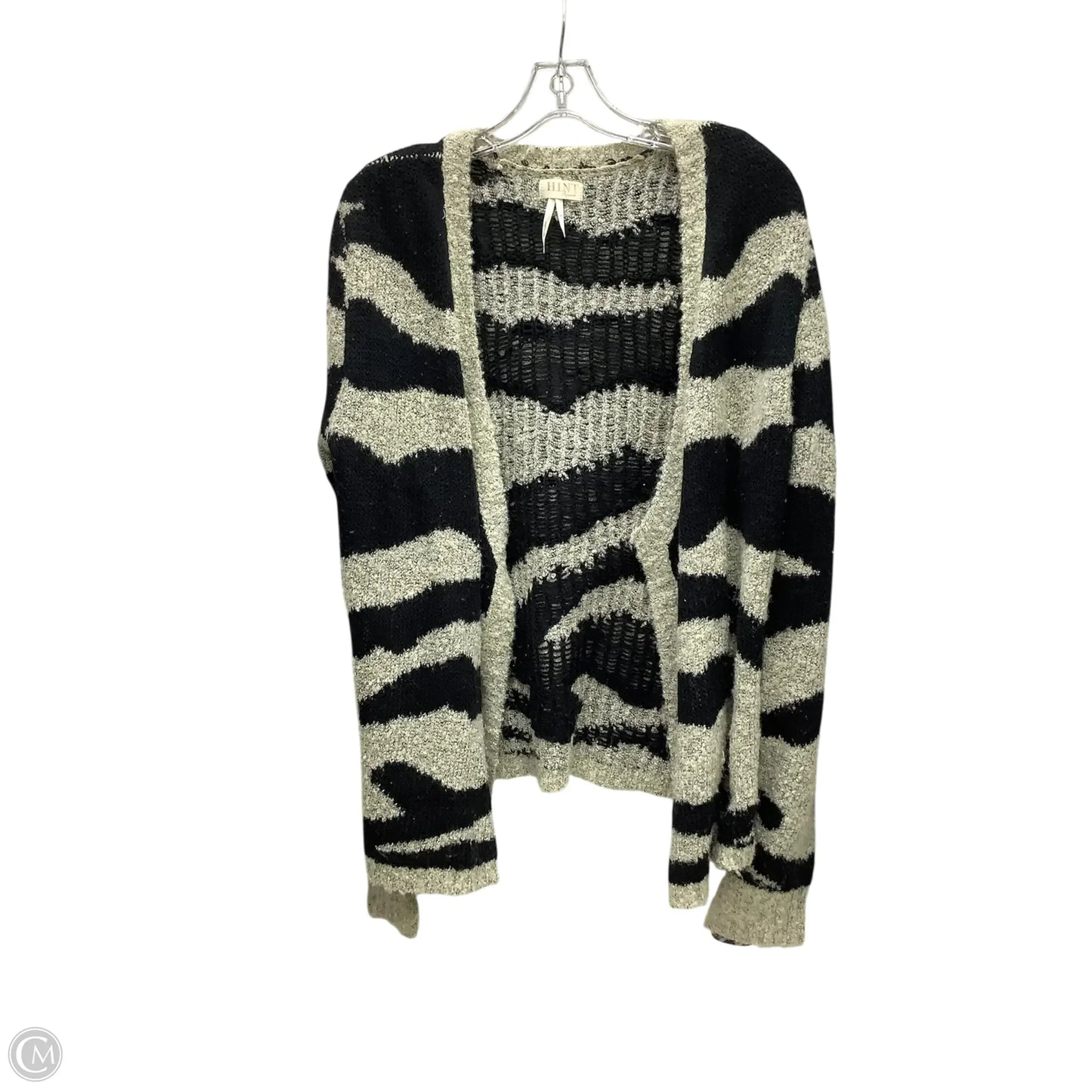 Cardigan By Clothes Mentor In Animal Print, Size: M