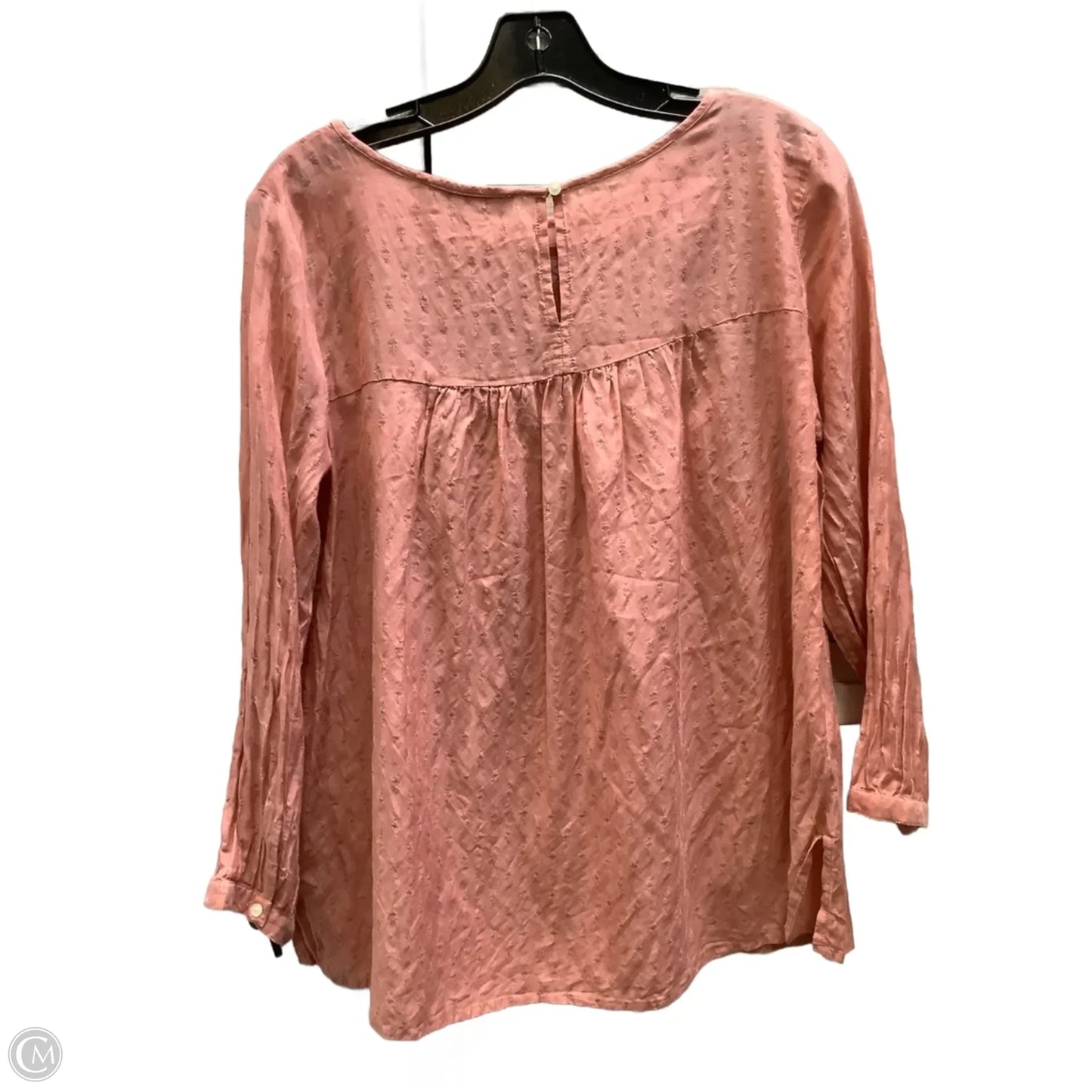 Top Long Sleeve By Loft In Pink, Size: S
