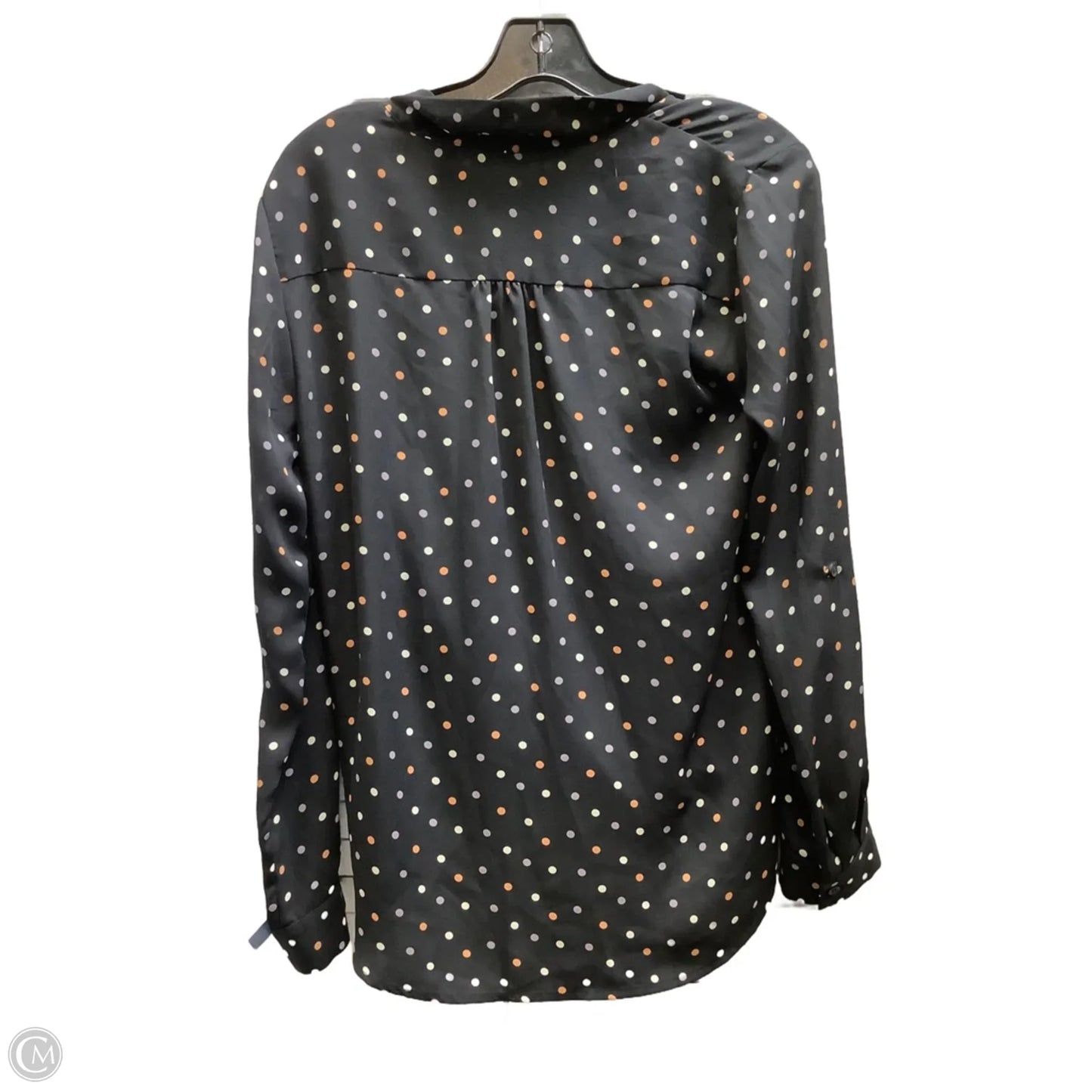 Top Long Sleeve By Pleione In Polkadot Pattern, Size: S