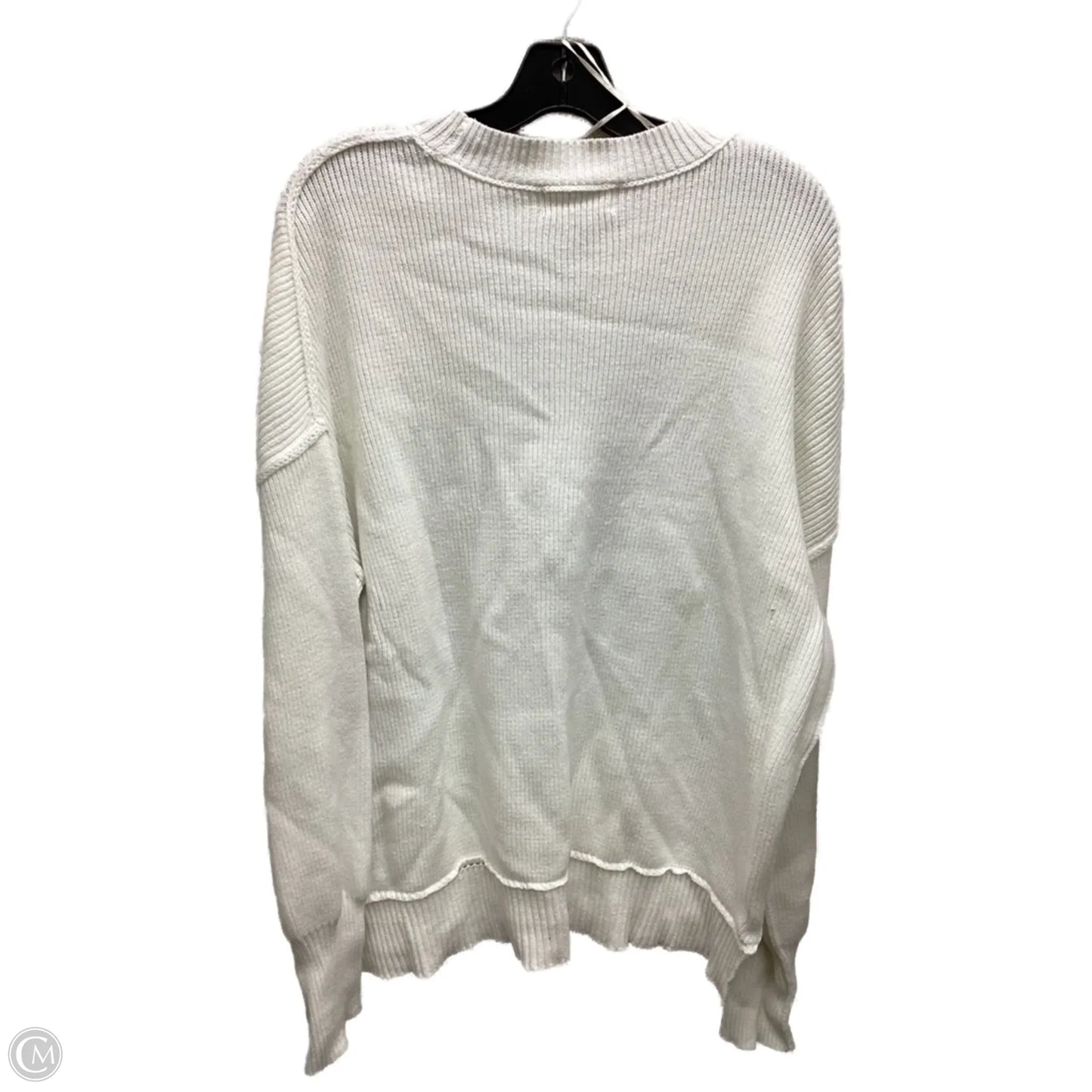 Sweater By Jessica Simpson In White, Size: Xl