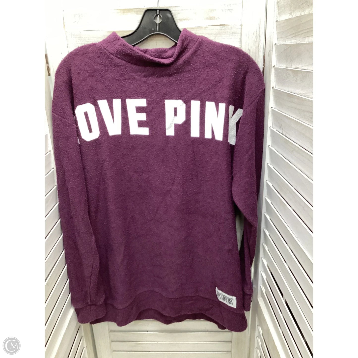 Sweater By Pink In Purple, Size: Xs