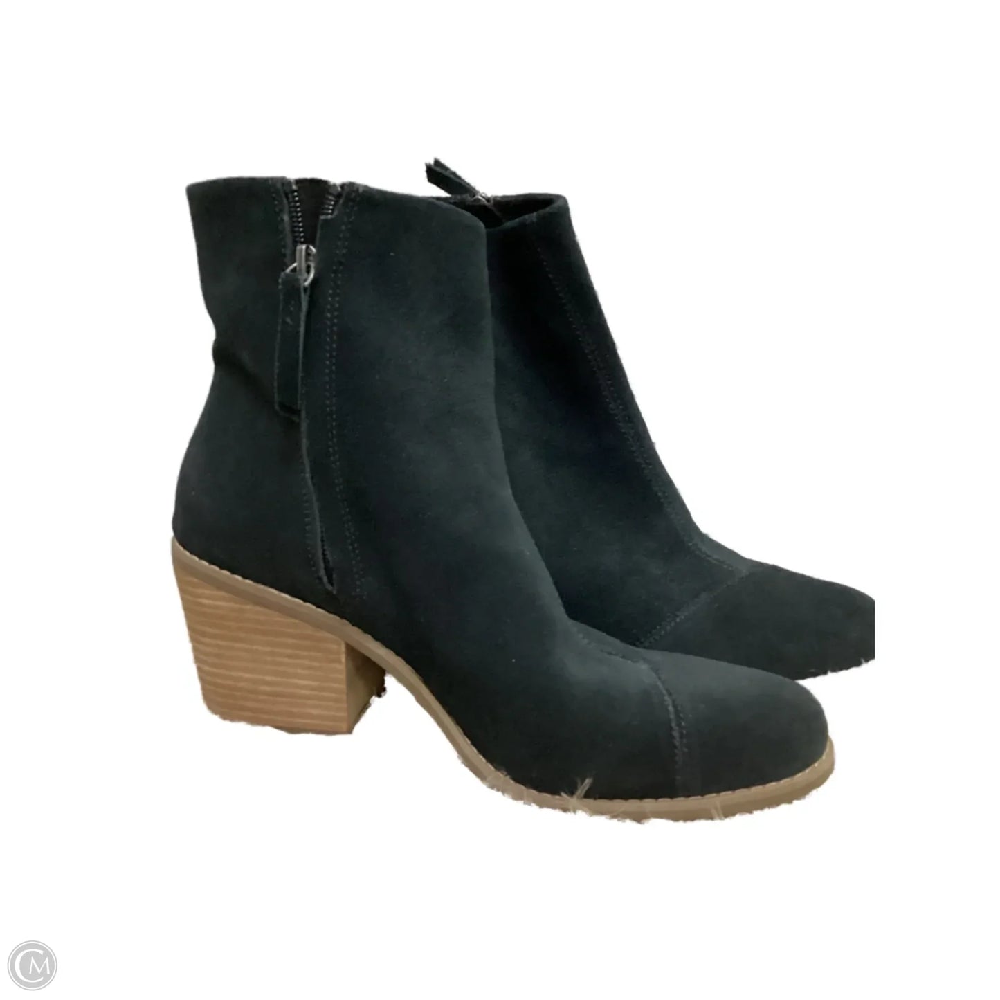 Boots Ankle Heels By Toms In Black, Size: 10