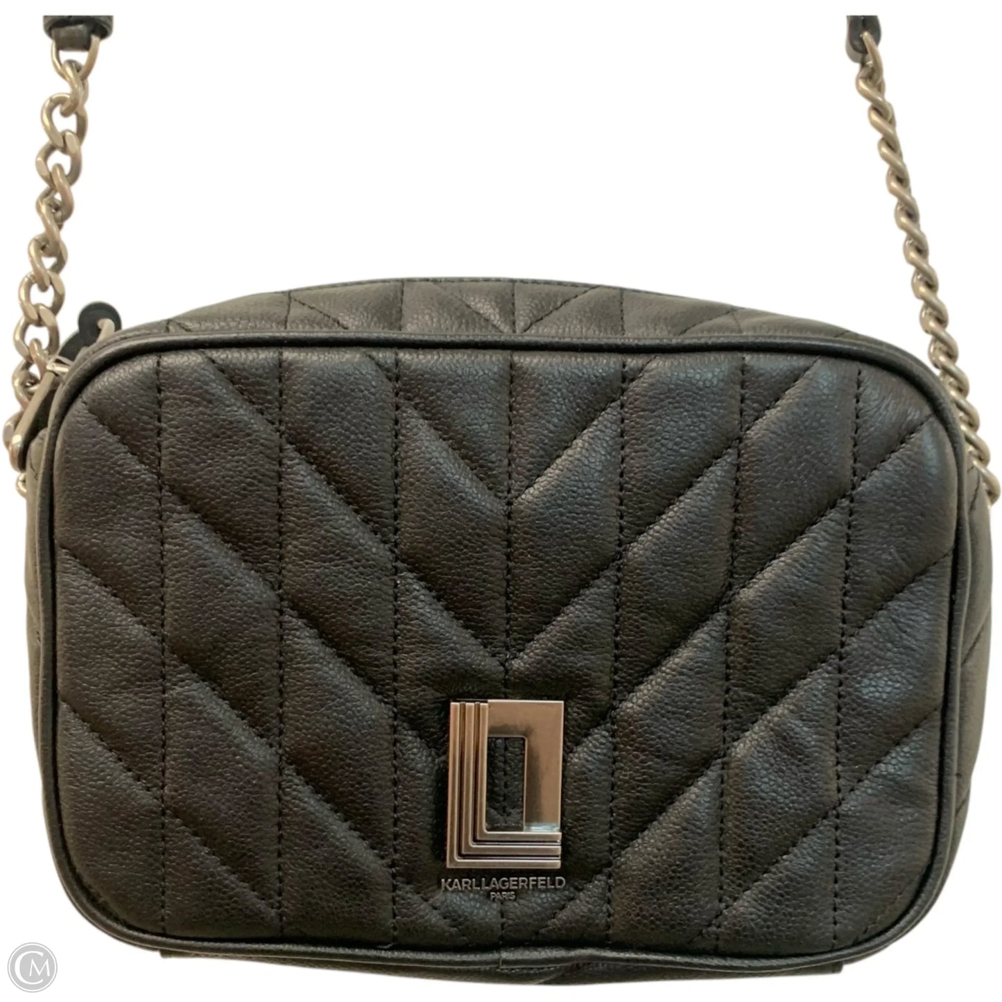 Crossbody Designer By Karl Lagerfeld, Size: Medium